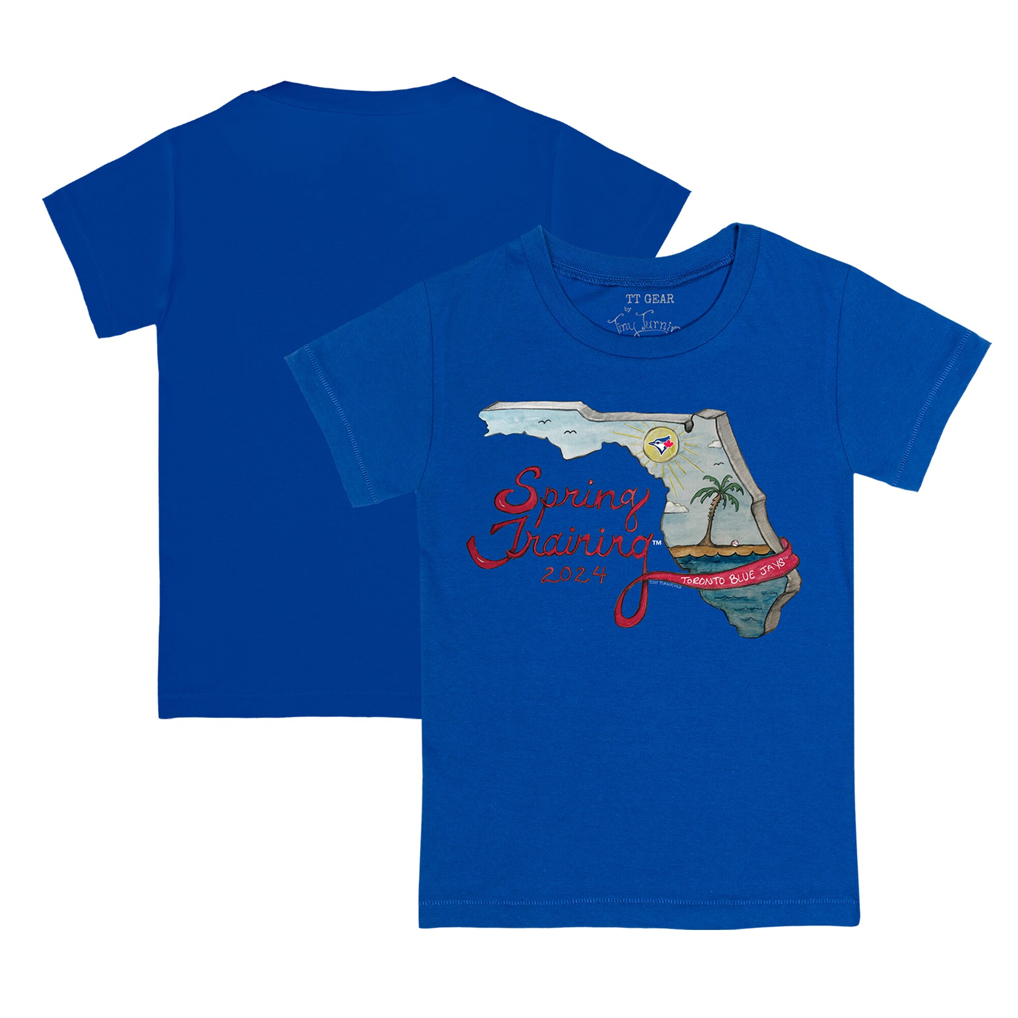 Infant Toronto Blue Jays Tiny Turnip Royal 2024 Spring Training Grapefruit League T-Shirt