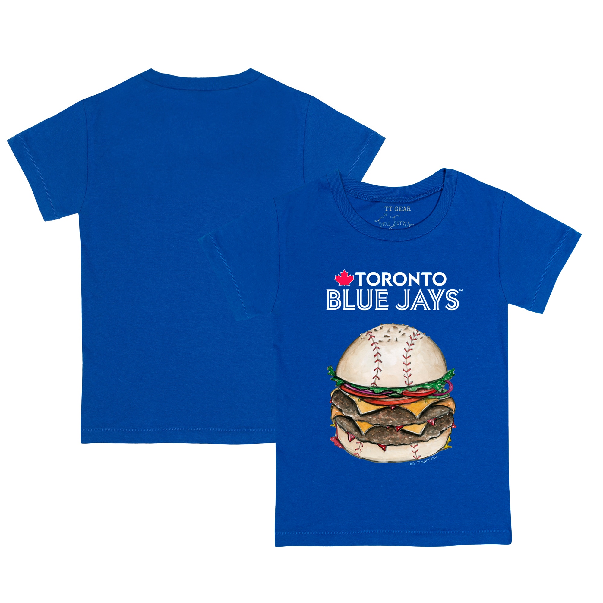 Infant Toronto Blue Jays Tiny Turnip Royal Burger T-Shirt