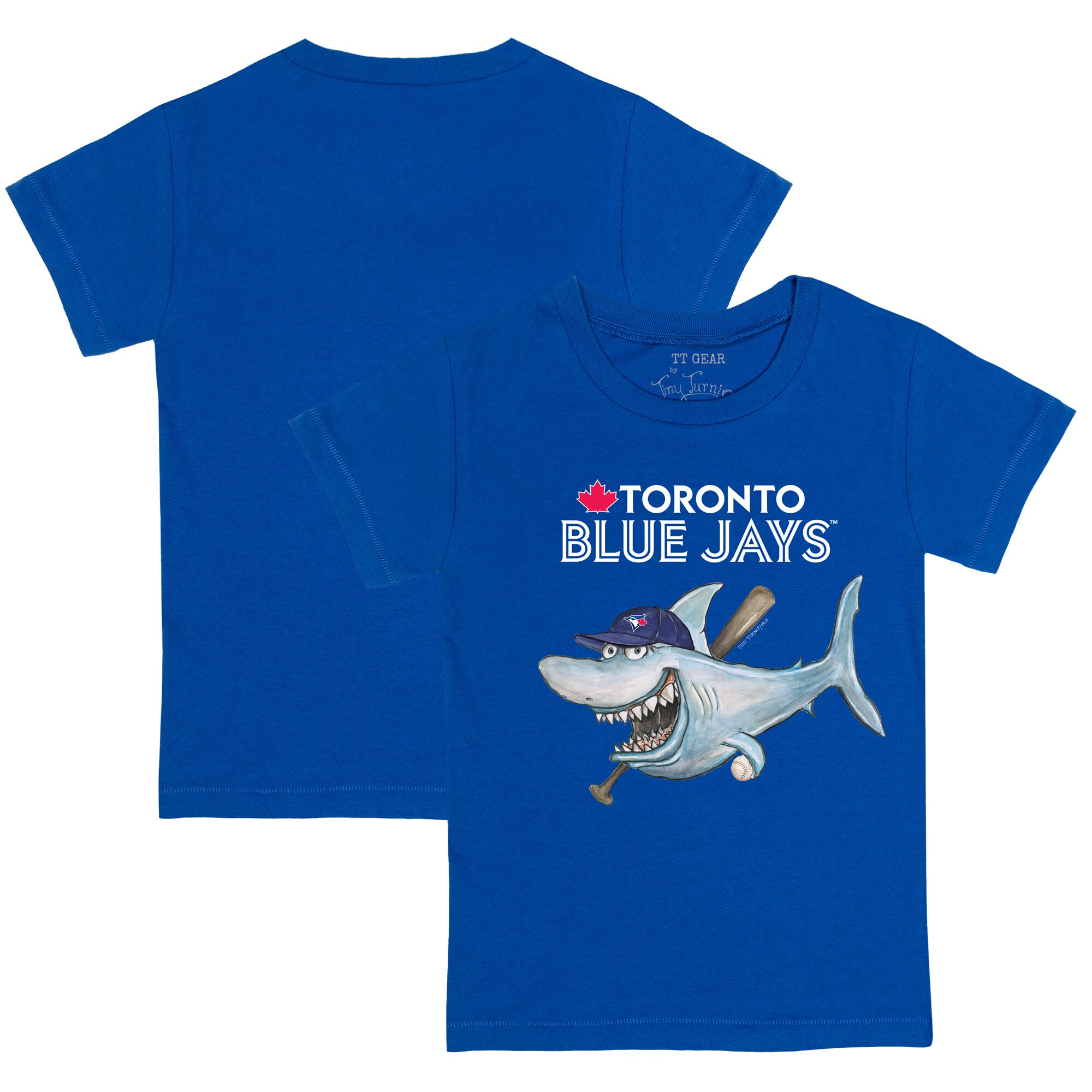 Infant Toronto Blue Jays Tiny Turnip Royal Shark T-Shirt