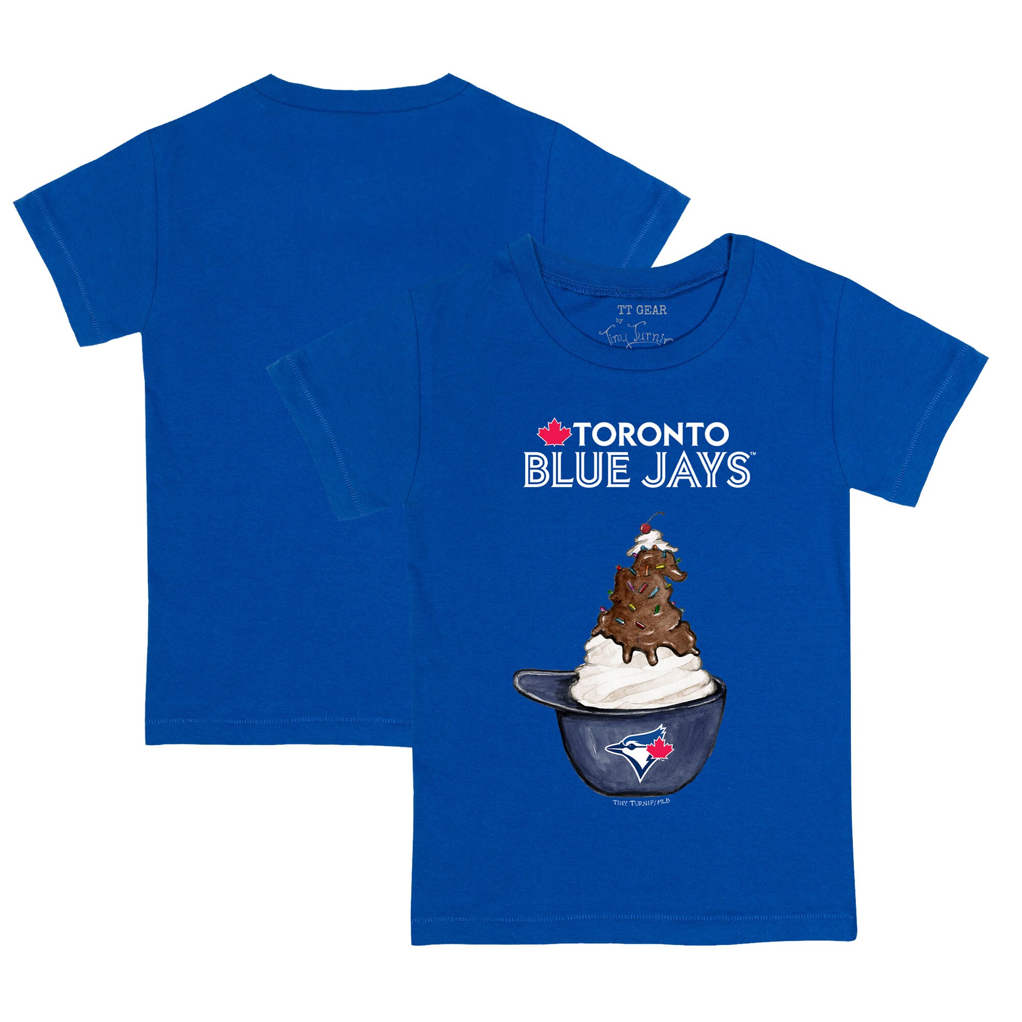 Infant Toronto Blue Jays Tiny Turnip Royal Sundae Helmet T-Shirt