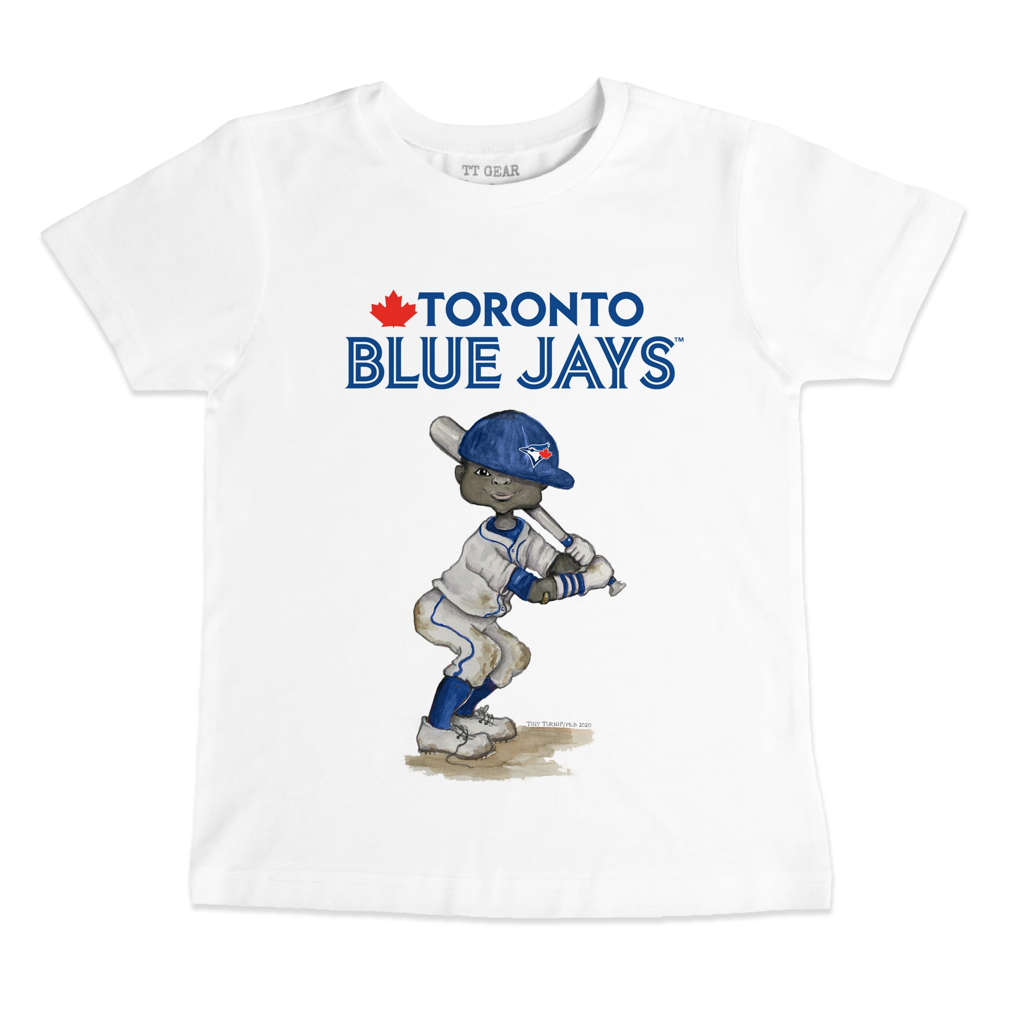 Infant Toronto Blue Jays Tiny Turnip White James T-Shirt