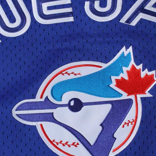 Men's Toronto Blue Jays Joe Carter Mitchell & Ness Royal 1993 Authentic Cooperstown Collection Mesh Batting Practice Jersey - Image 4