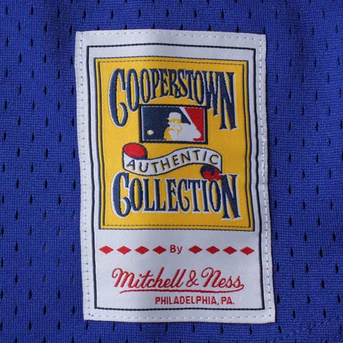 Men's Toronto Blue Jays Joe Carter Mitchell & Ness Royal 1993 Authentic Cooperstown Collection Mesh Batting Practice Jersey - Image 6