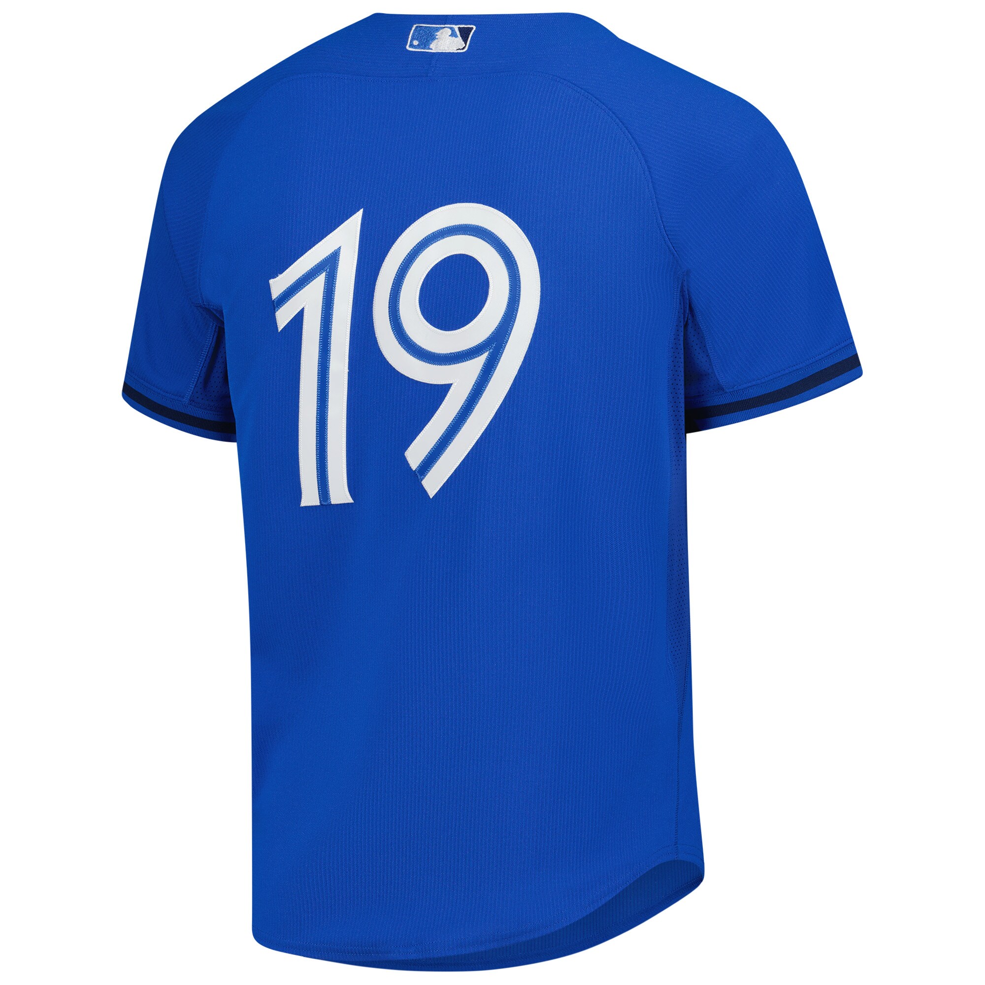 Men's Toronto Blue Jays Jose Bautista Mitchell & Ness Blue Authentic Batting Practice Jersey - Image 3