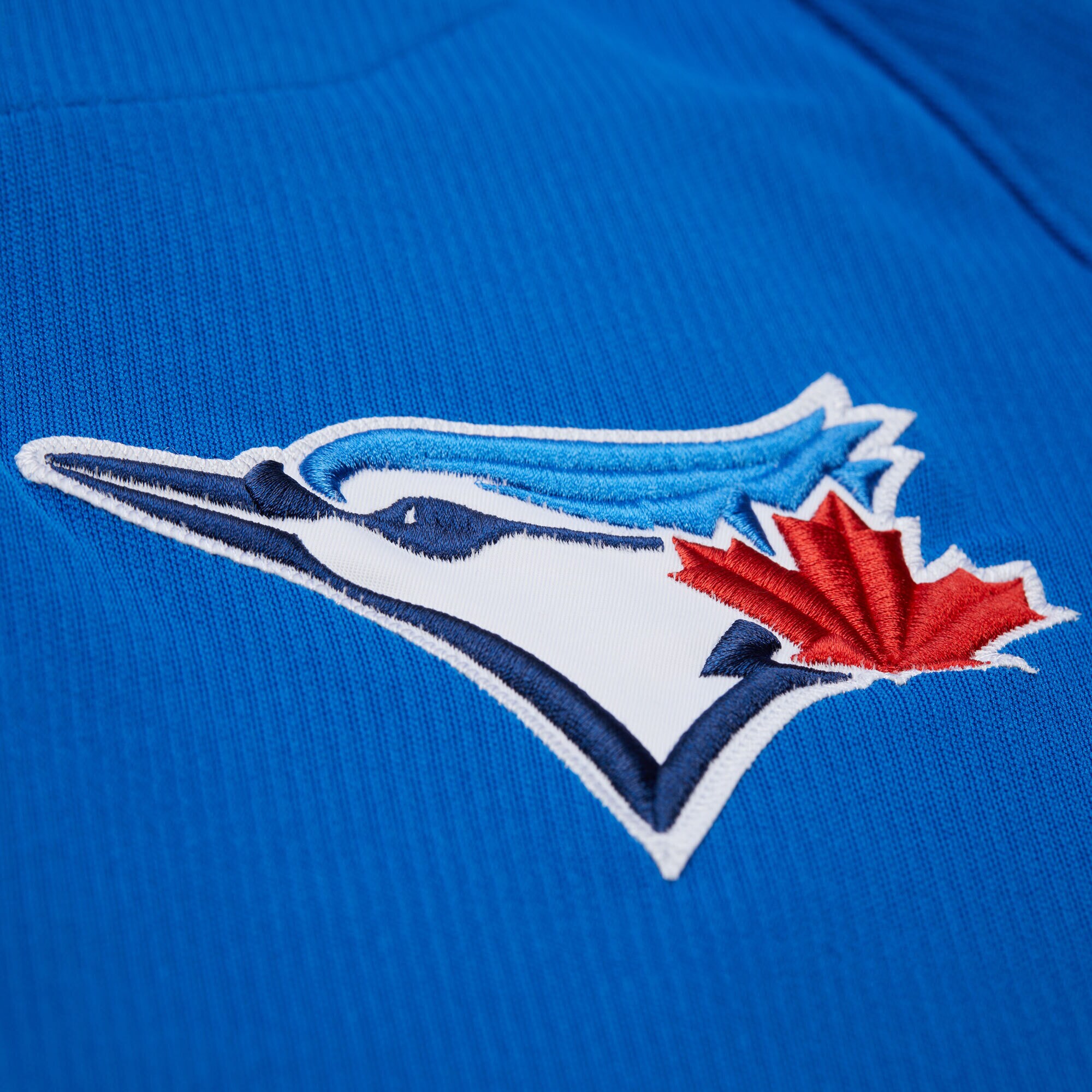 Men's Toronto Blue Jays Jose Bautista Mitchell & Ness Blue Authentic Batting Practice Jersey - Image 4