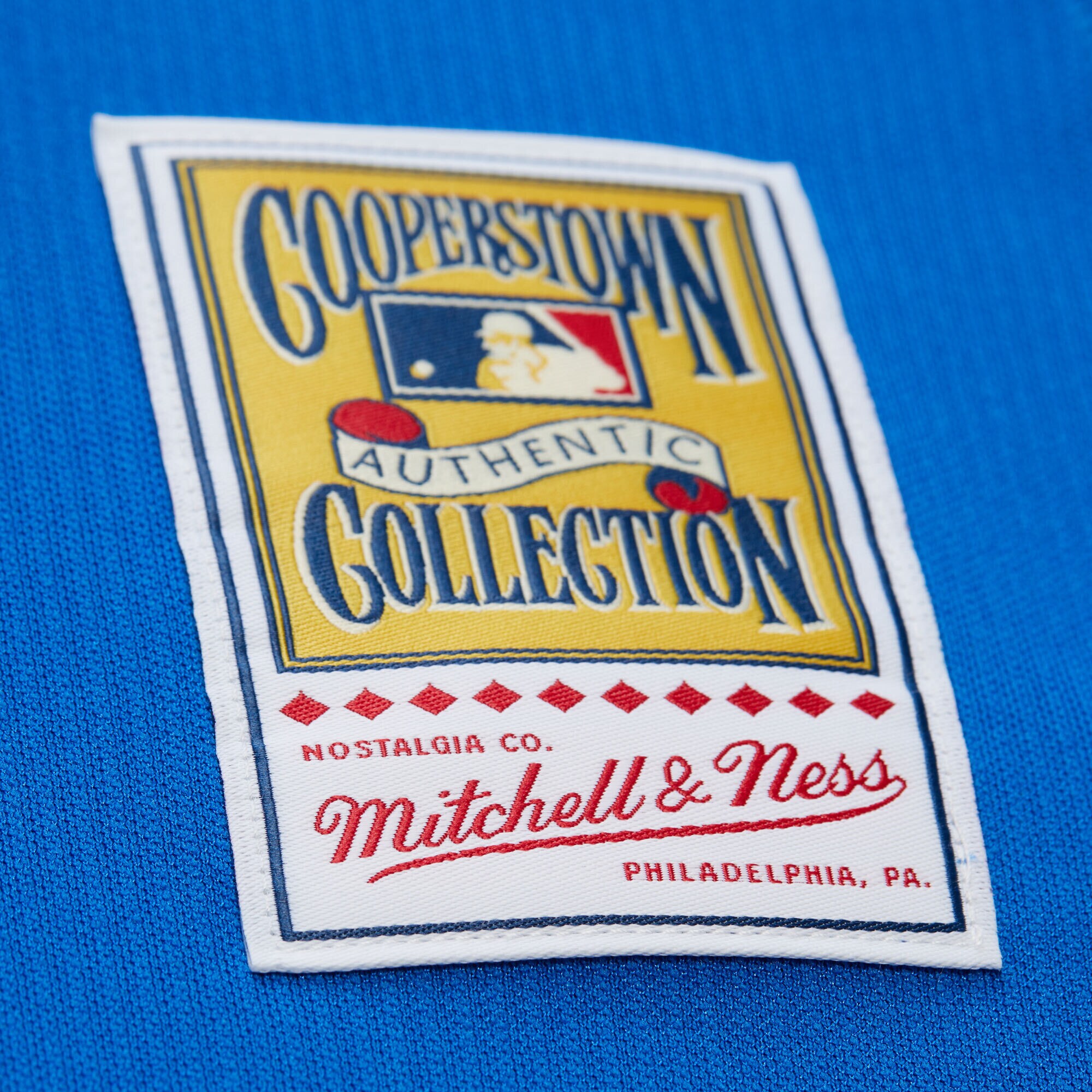 Men's Toronto Blue Jays Jose Bautista Mitchell & Ness Blue Authentic Batting Practice Jersey - Image 6