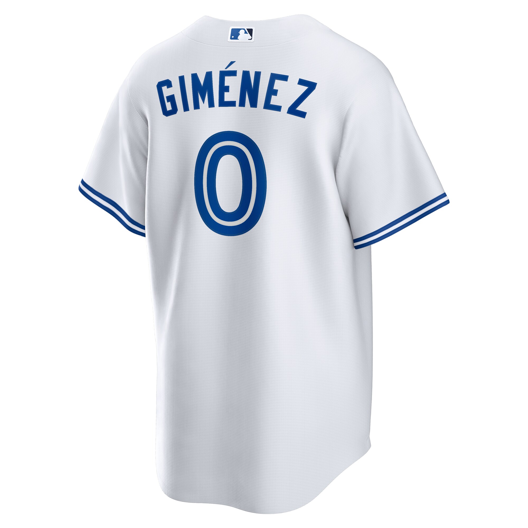 Men's Toronto Blue Jays Andres Gimenez Nike White Home Replica Jersey - Image 3