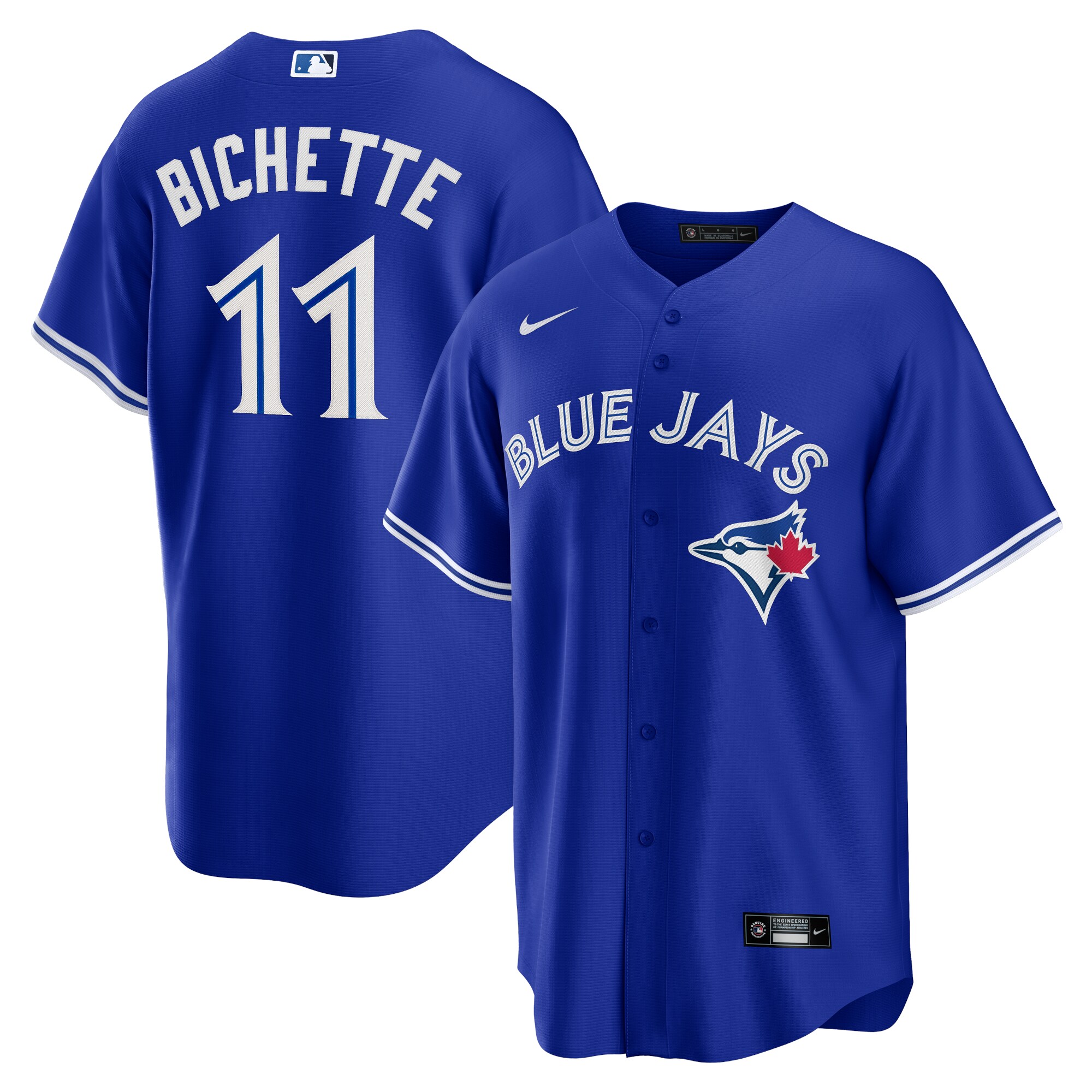 Men's Toronto Blue Jays Bo Bichette Nike Rush Blue Alternate 2 Replica Jersey