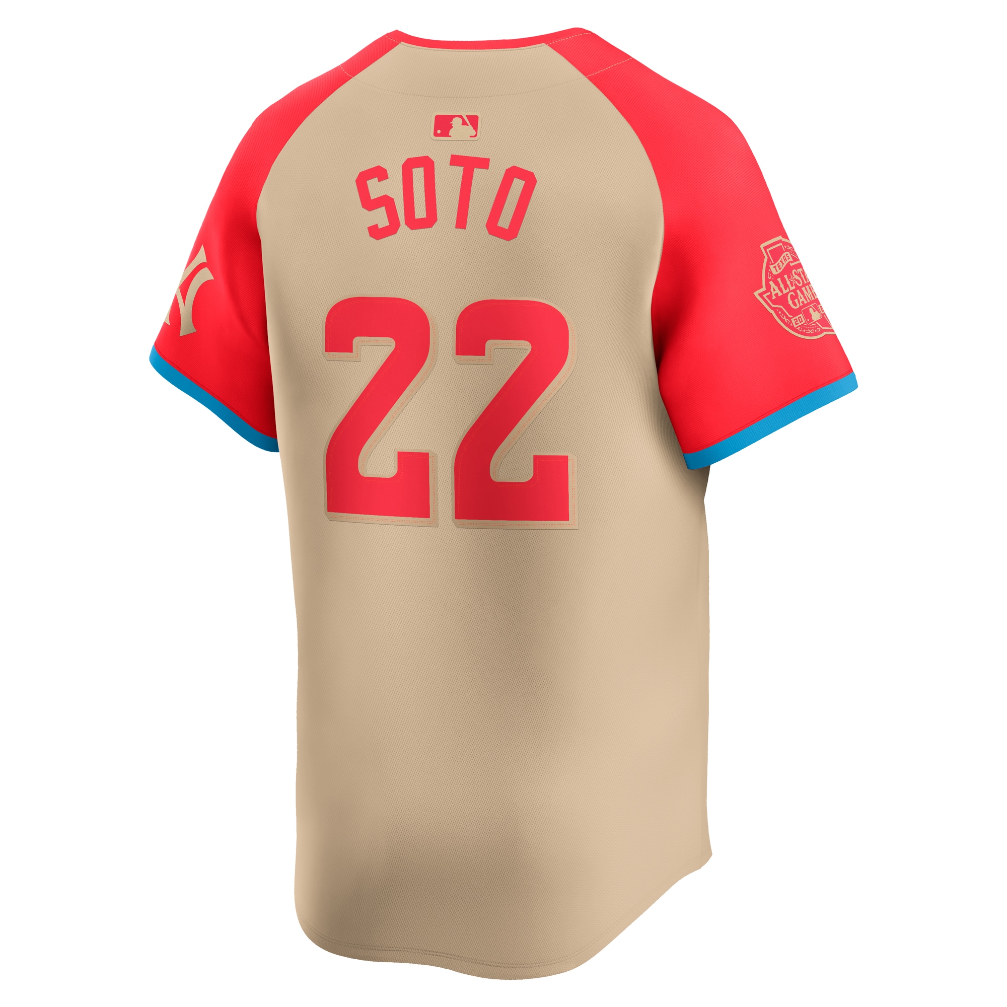 Men's American League Juan Soto Nike Cream 2024 MLB All-Star Game Limited Player Jersey - Image 3