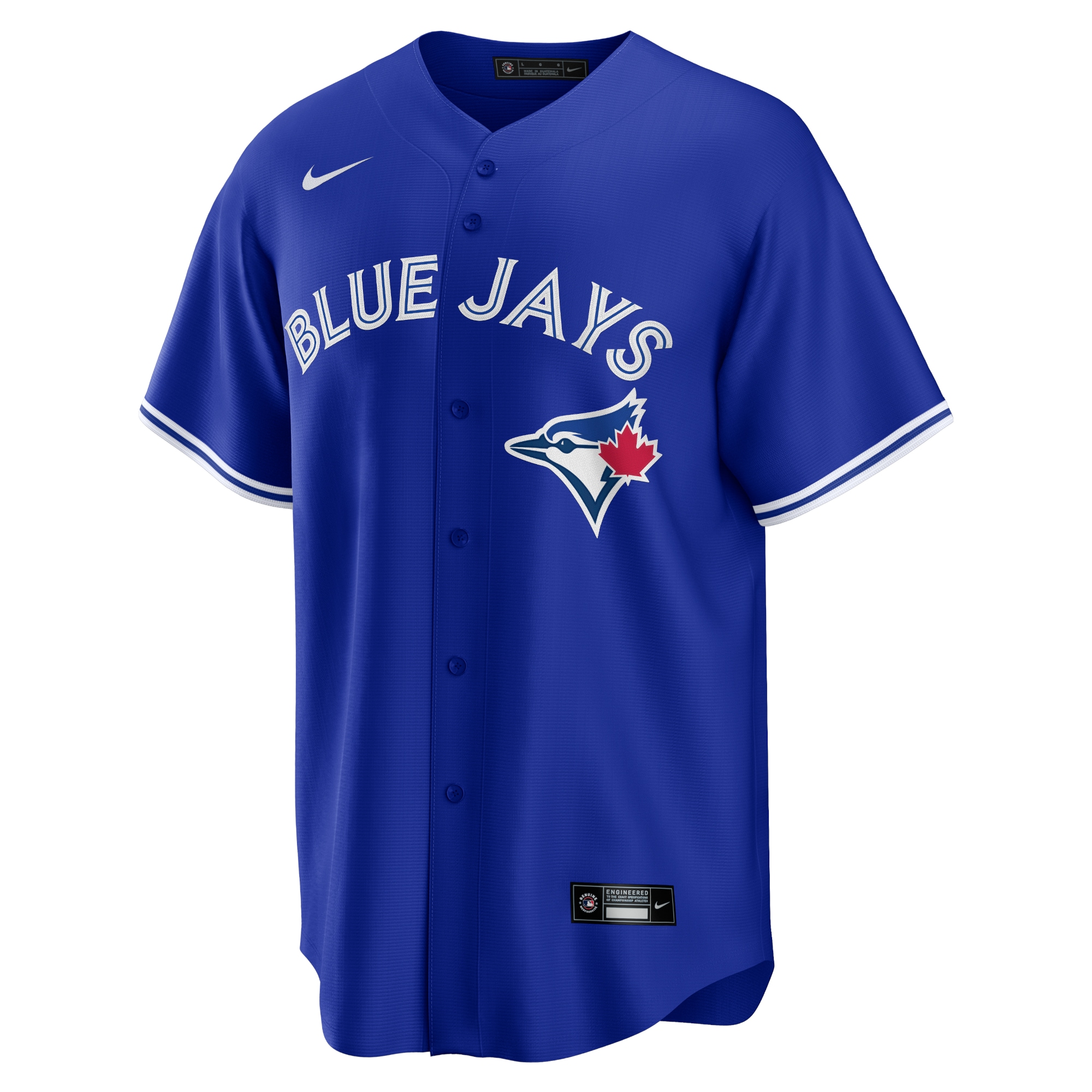 Men's Toronto Blue Jays Nike Royal Alternate Replica Team Jersey - Image 2