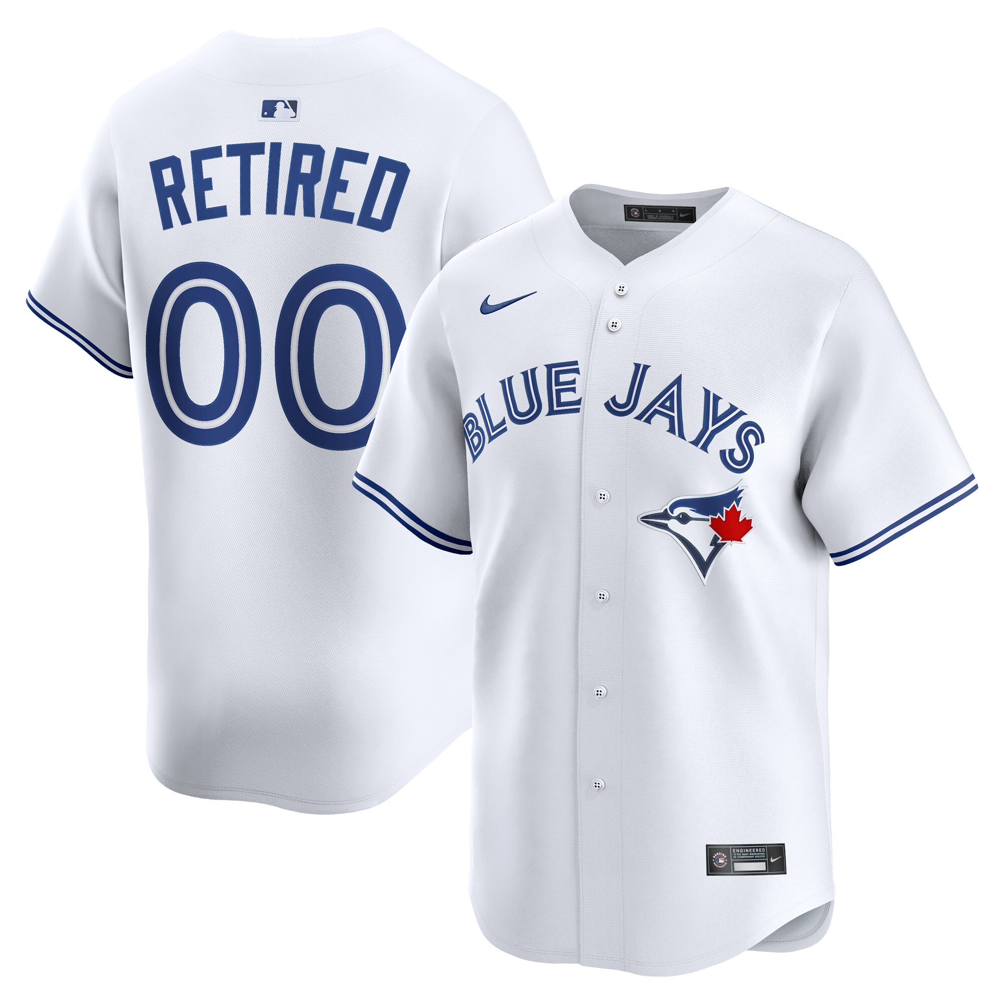 Men's Toronto Blue Jays Nike White Home Limited Pick-A-Player Retired Roster Jersey