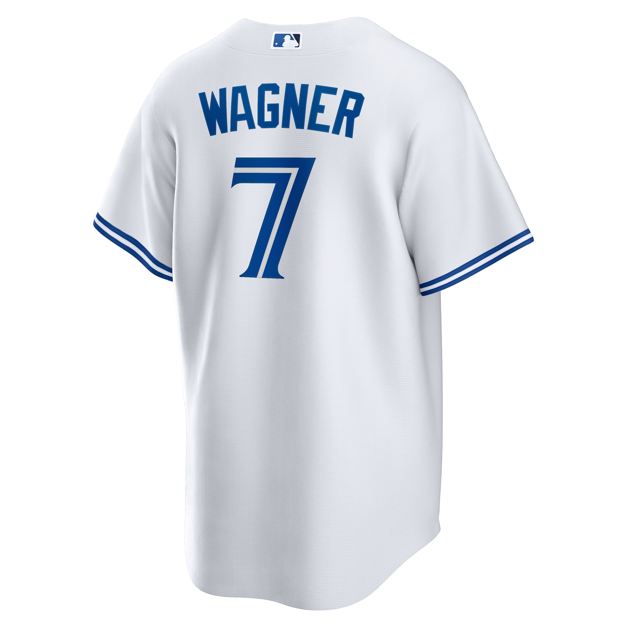 Men's Toronto Blue Jays Will Wagner Nike White Home Replica Jersey - Image 3
