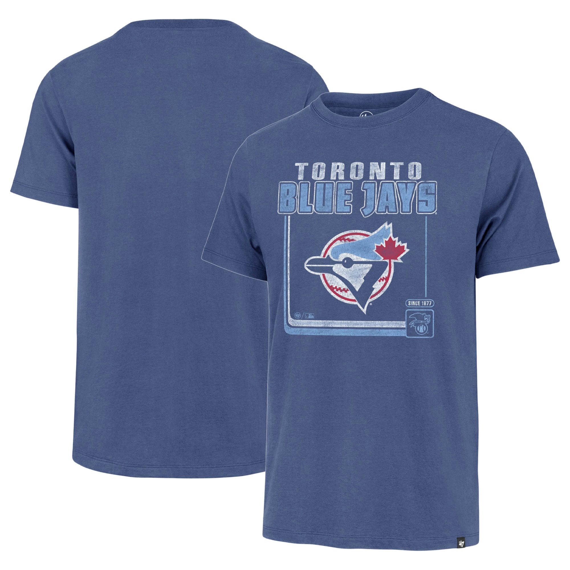 Men's Toronto Blue Jays  '47 Royal Cooperstown Collection Borderline Franklin T-Shirt