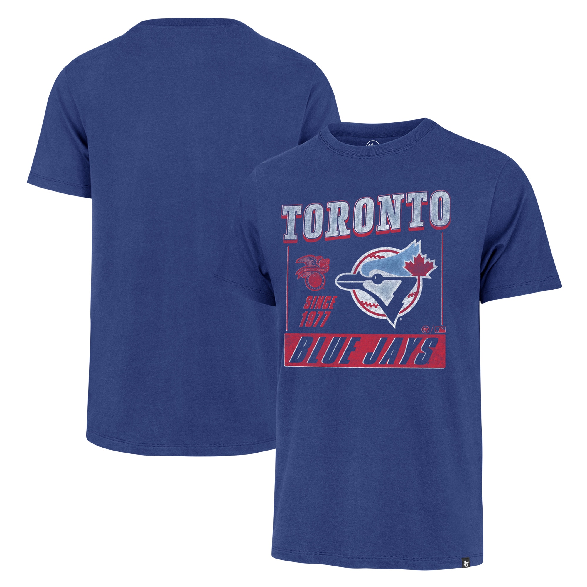 Men's Toronto Blue Jays '47 Royal Outlast Franklin T-Shirt