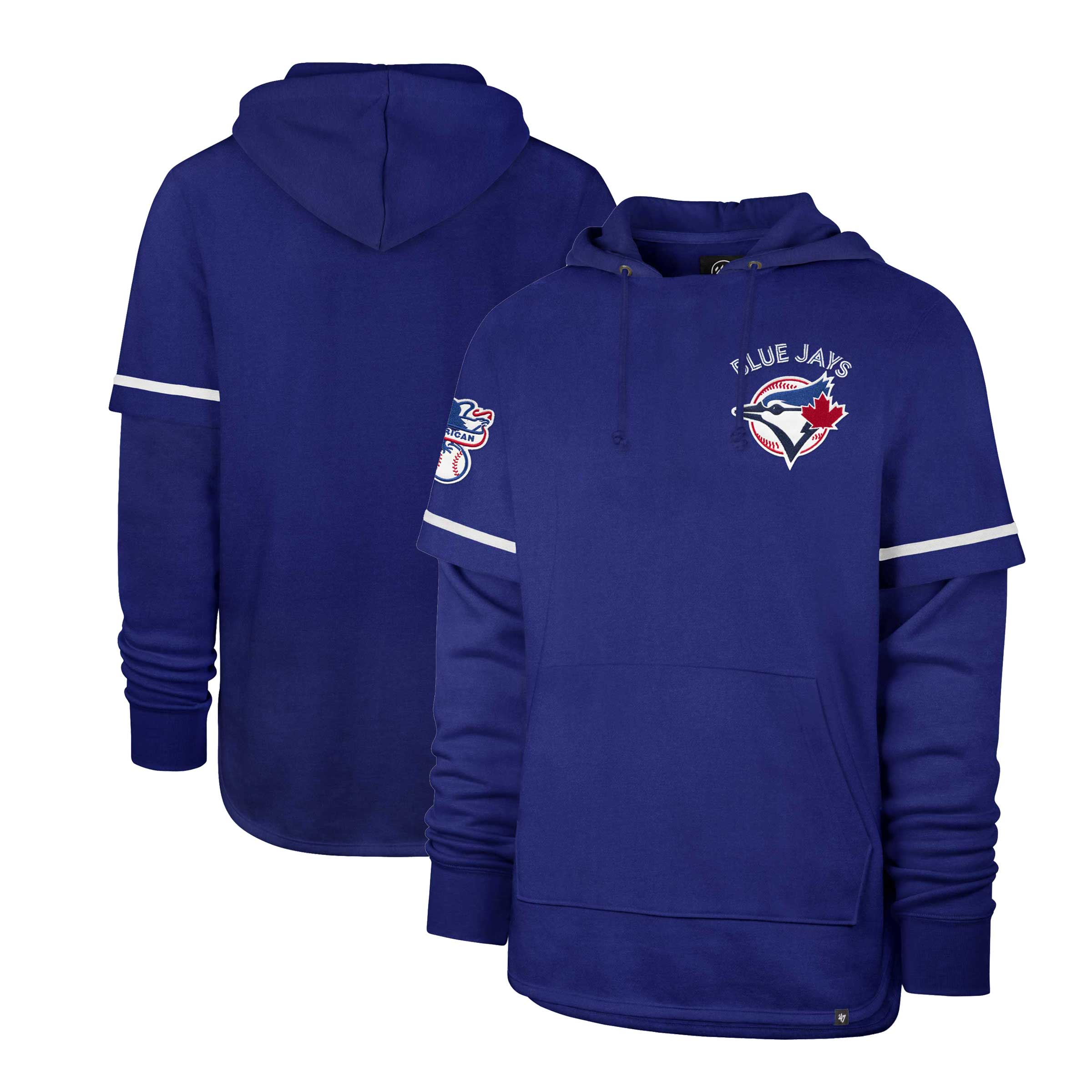 Men's Toronto Blue Jays '47 Royal Shortstop Pullover Hoodie