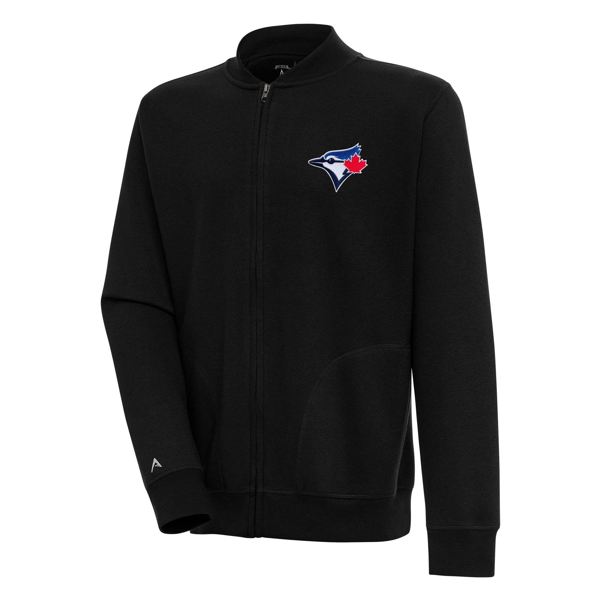 Men's Toronto Blue Jays  Antigua Black Victory Full-Zip Jacket