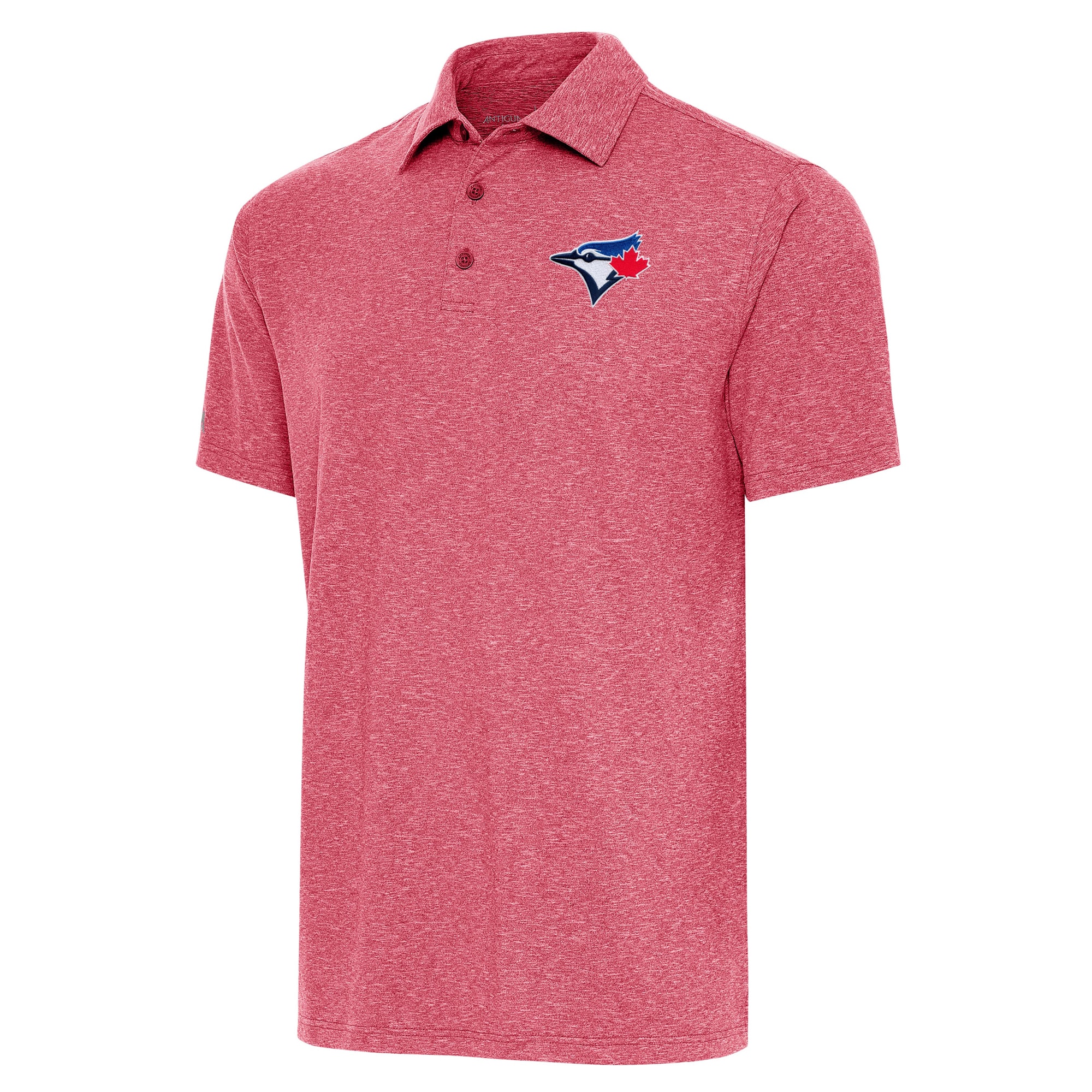 Men's Toronto Blue Jays  Antigua Heather Red Par Polo