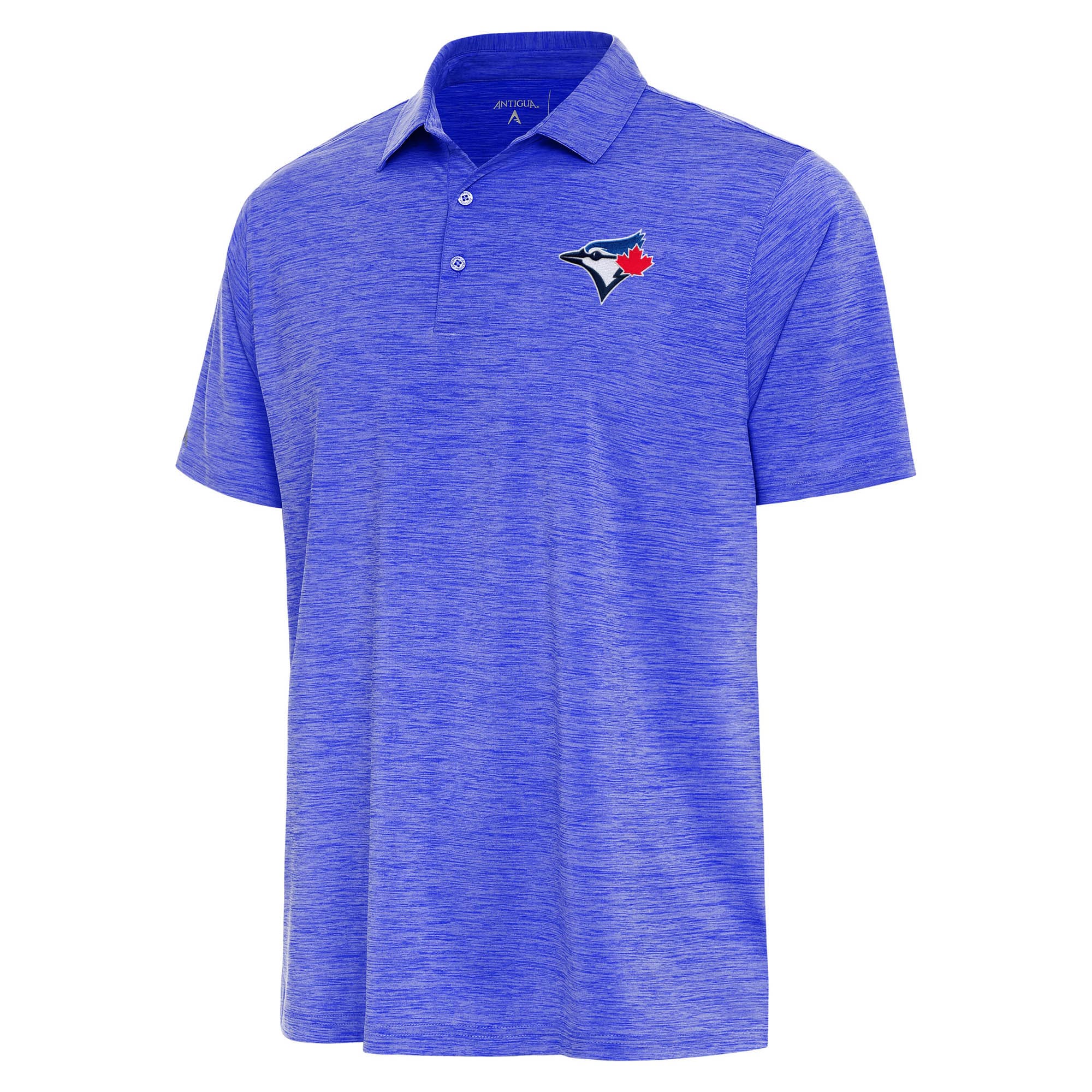 Men's Toronto Blue Jays  Antigua Heather Royal Layout Polo