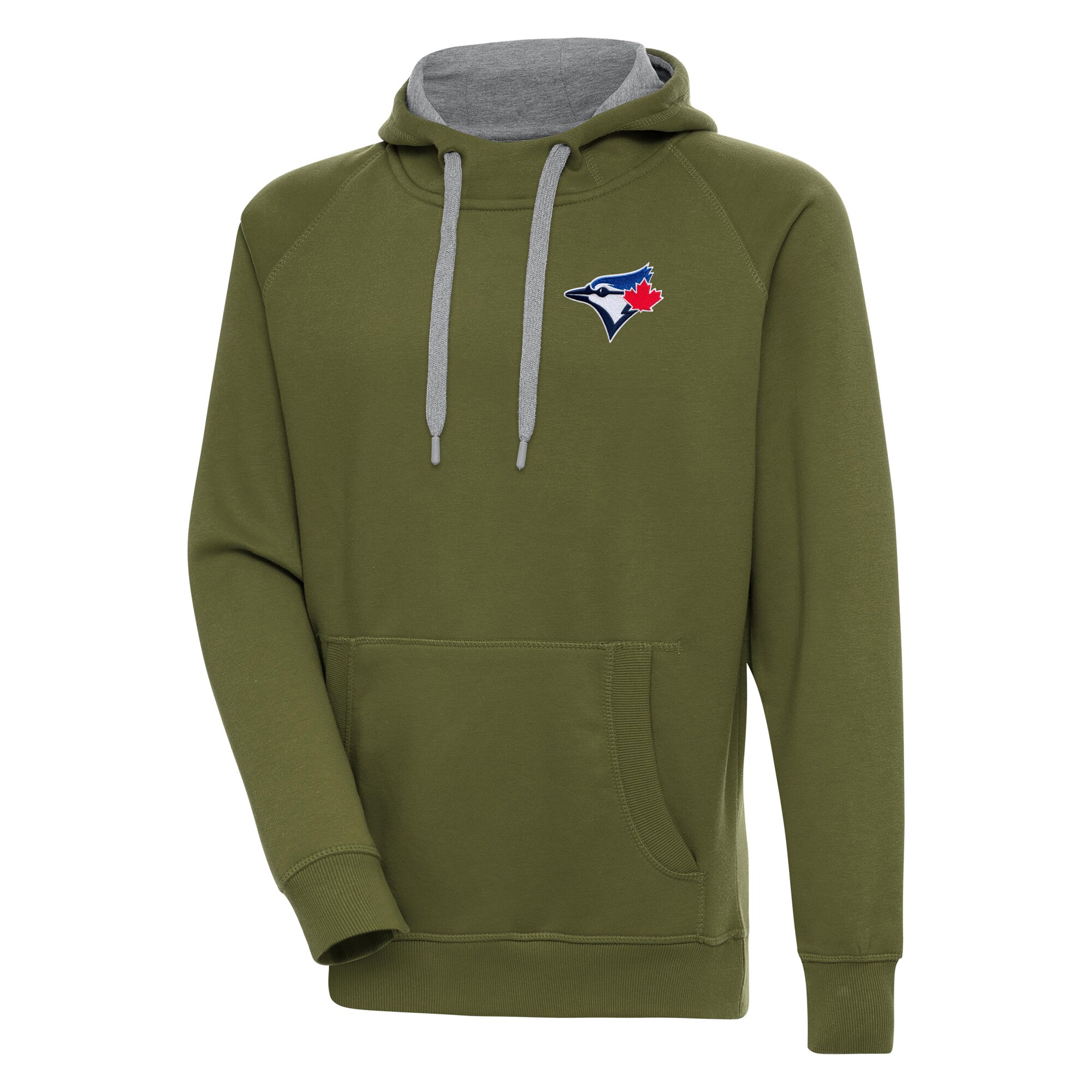 Men's Toronto Blue Jays  Antigua Olive Victory Pullover Hoodie