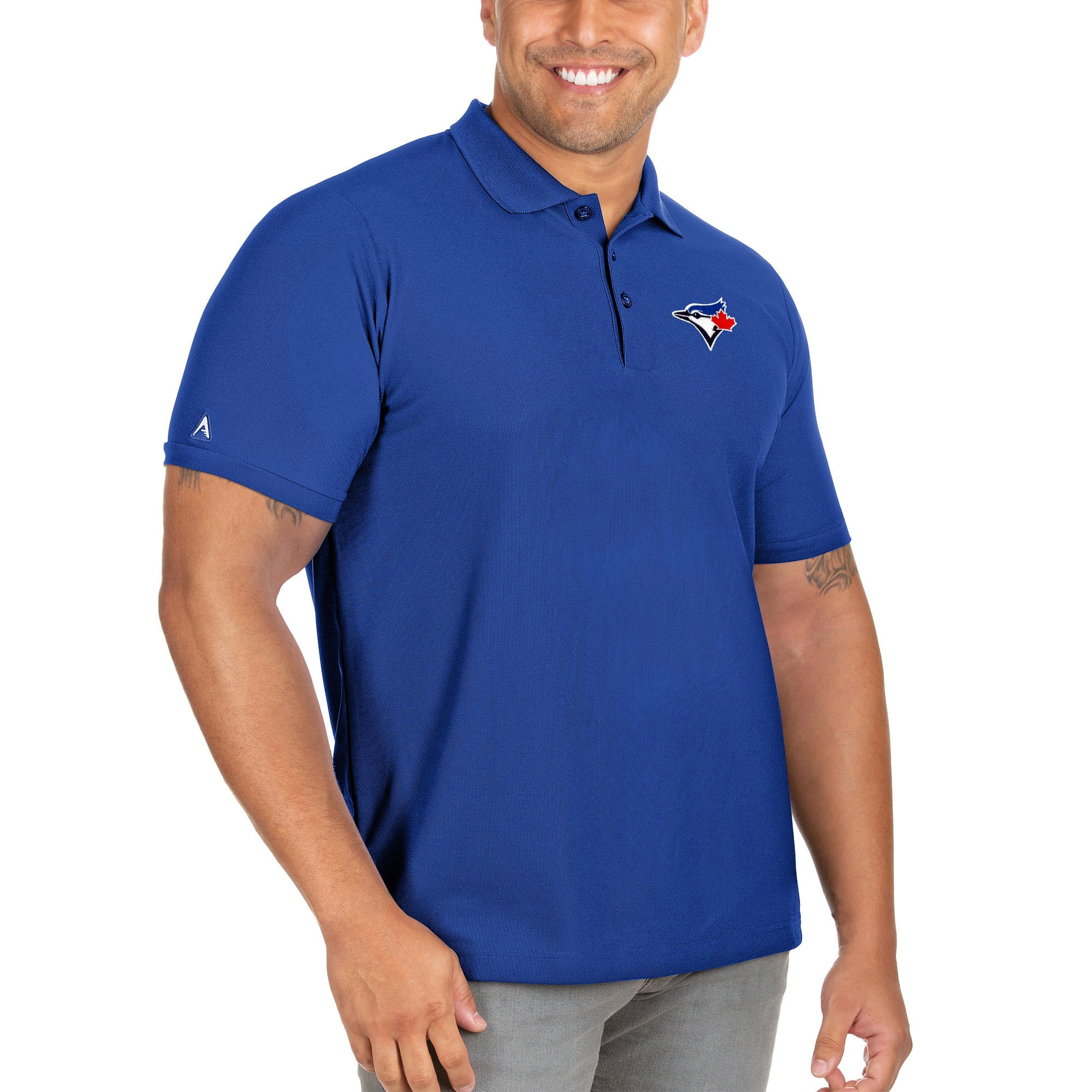 Men's Toronto Blue Jays Antigua Royal Big & Tall Legacy Pique Polo