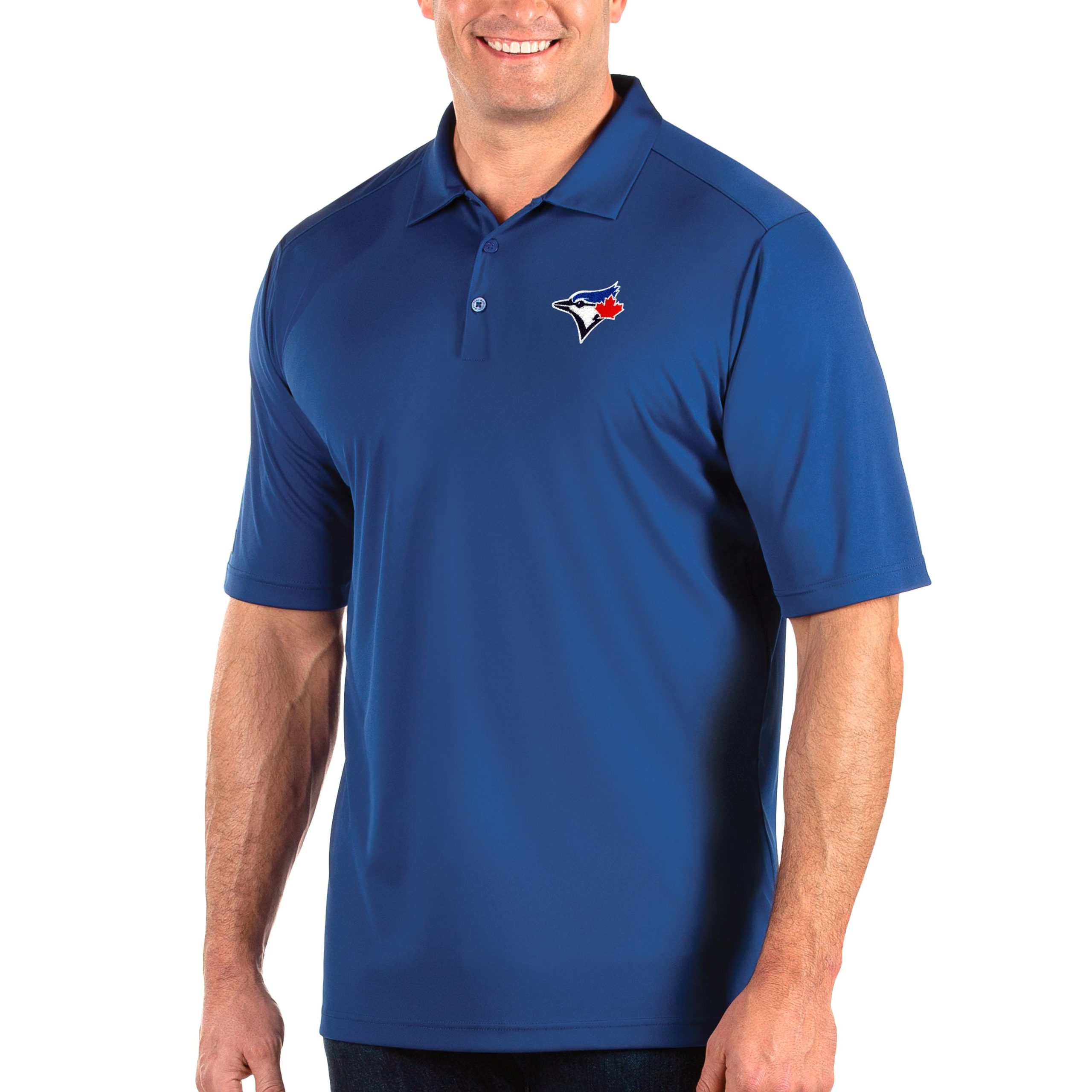 Men's Toronto Blue Jays Antigua Royal Big & Tall Tribute Polo