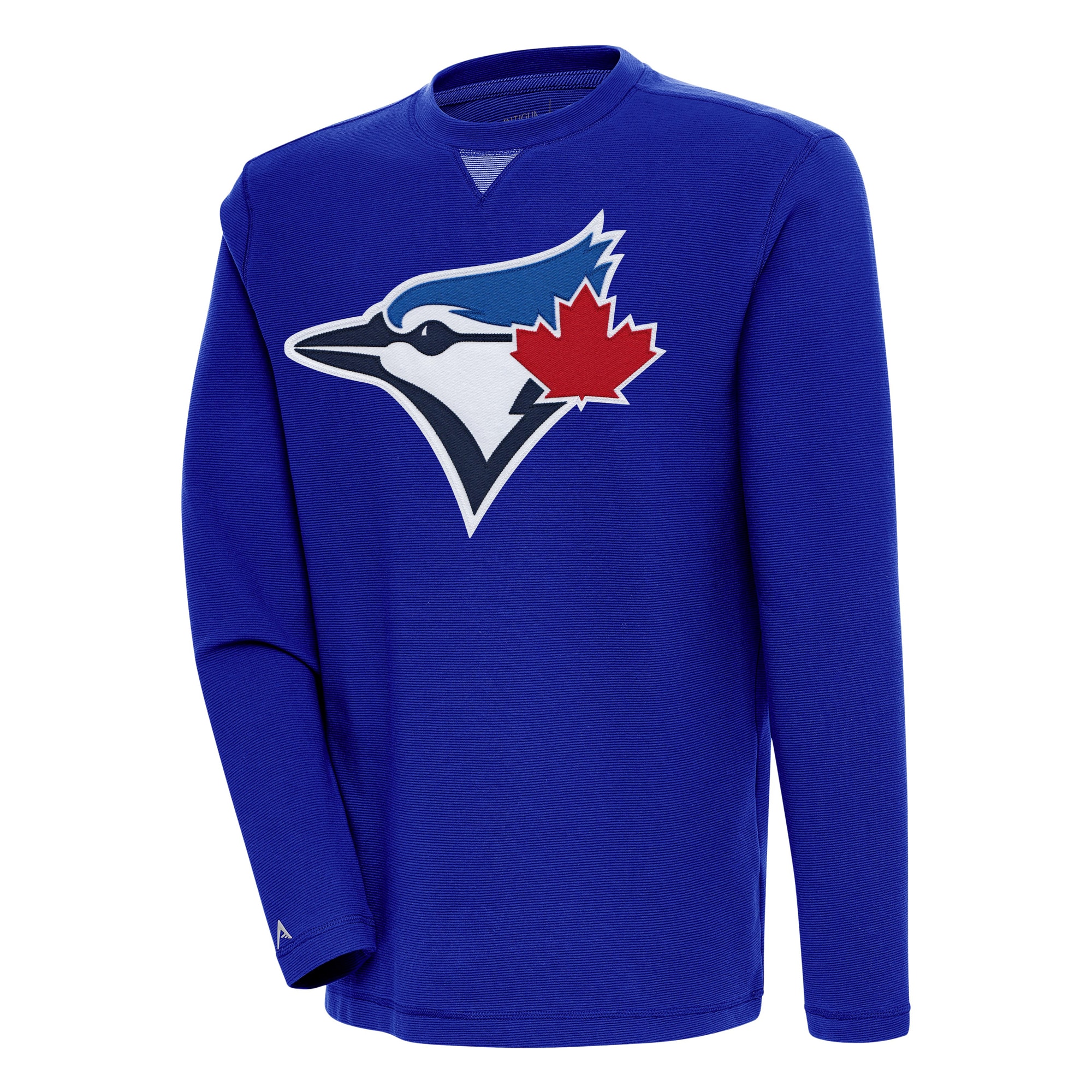 Men's Toronto Blue Jays  Antigua Royal Flier Bunker Pullover Sweatshirt
