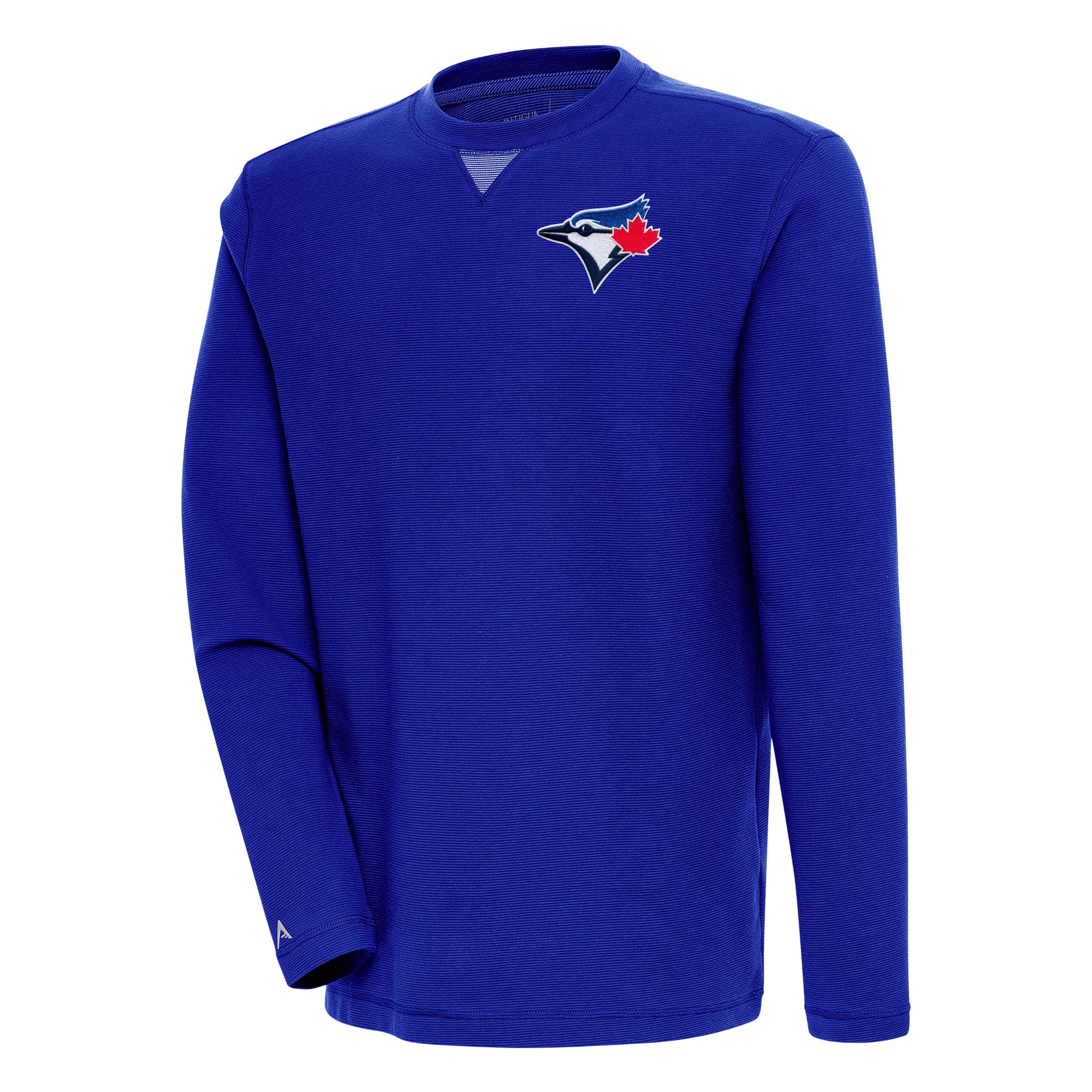 Men's Toronto Blue Jays  Antigua Royal Flier Bunker Pullover Sweatshirt