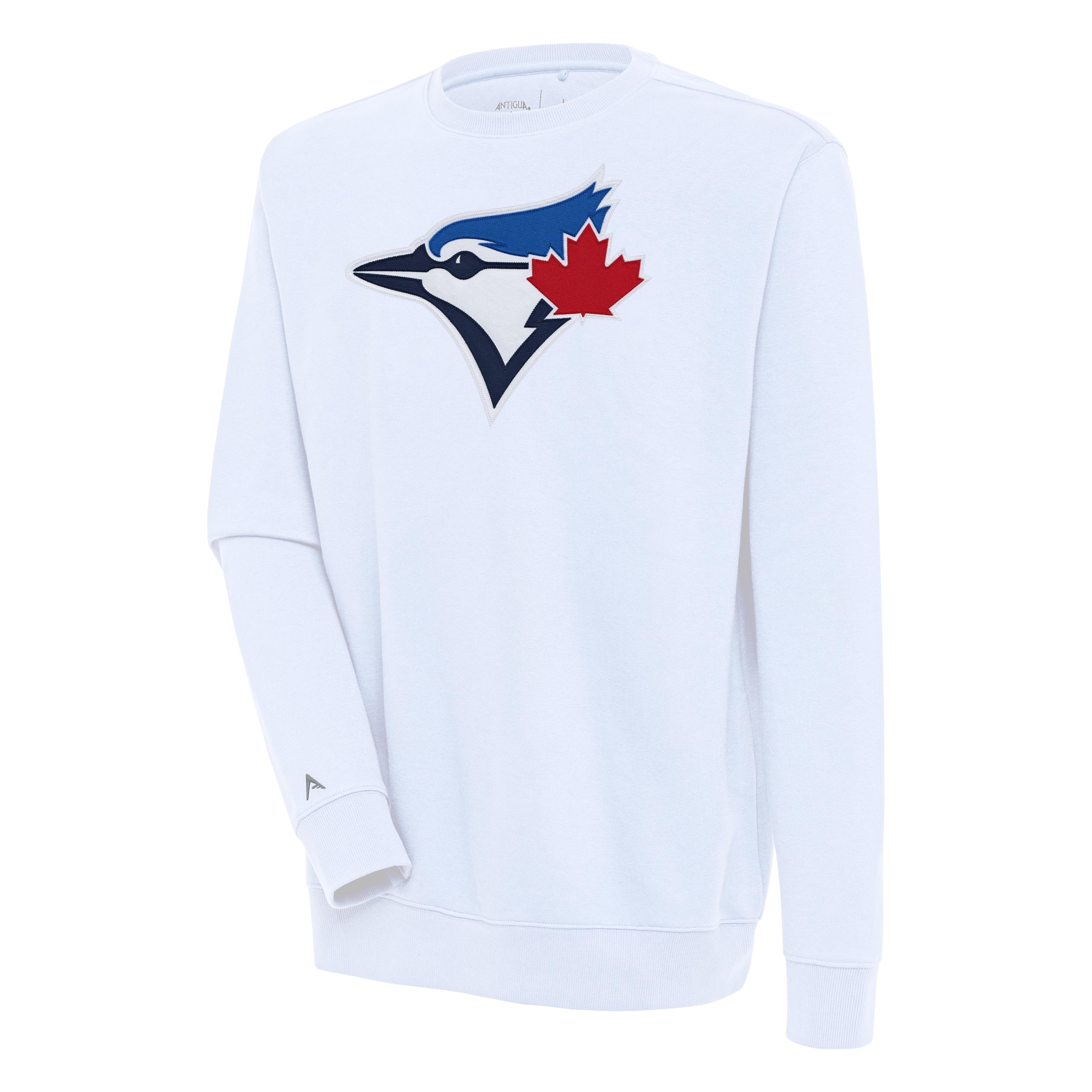 Men's Toronto Blue Jays  Antigua White Victory Pullover Sweatshirt