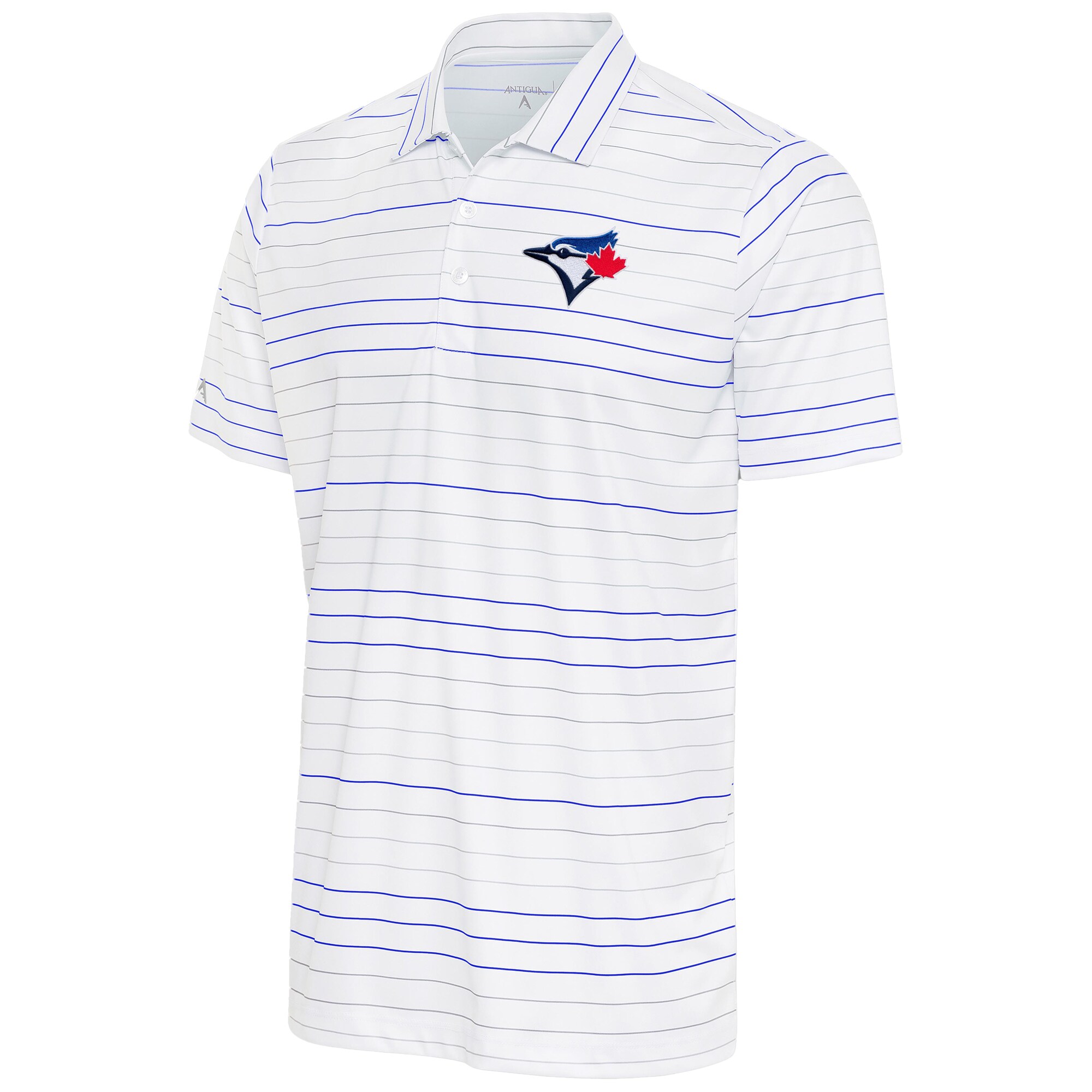 Men's Toronto Blue Jays Antigua White/Royal Ryder Polo