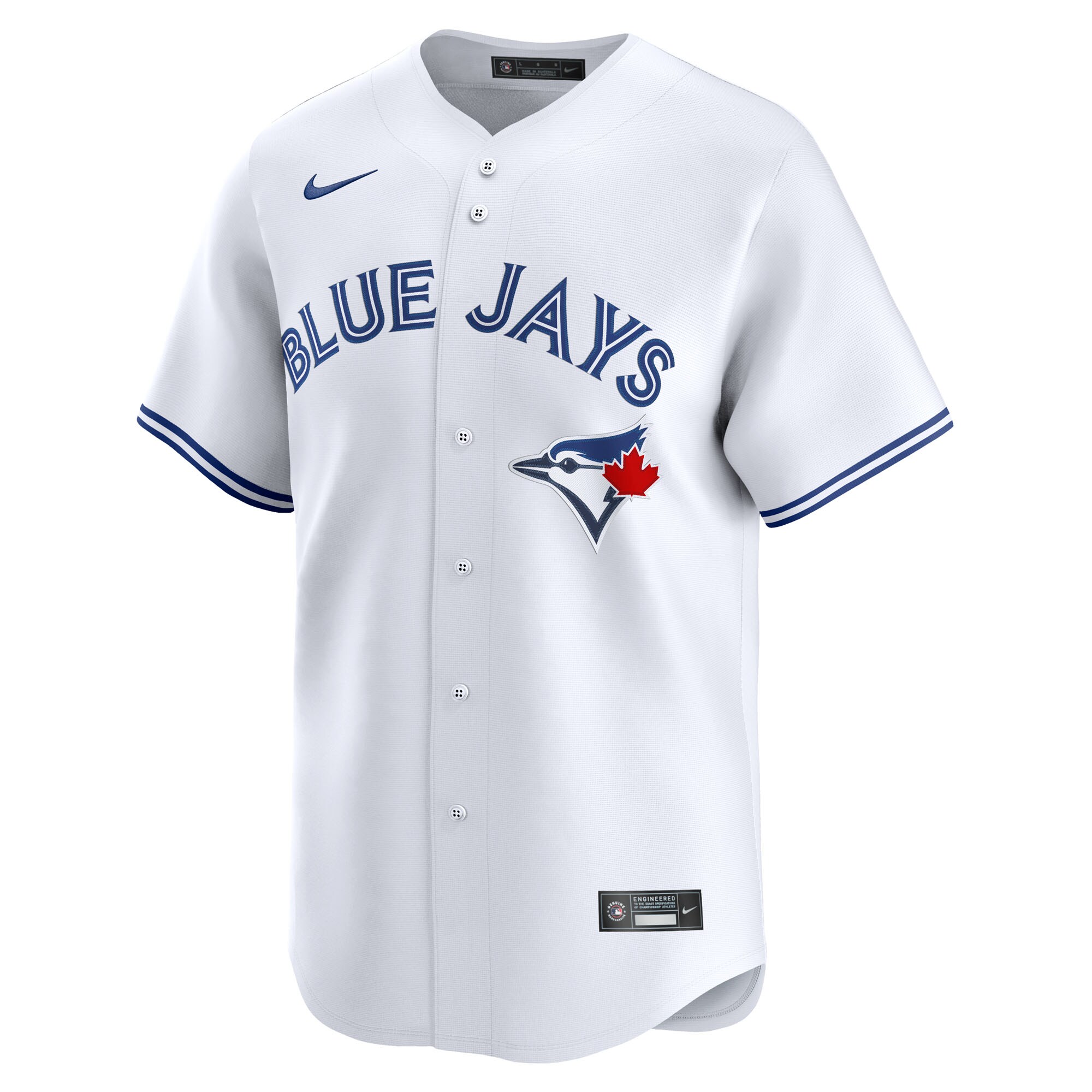 Men's Toronto Blue Jays Bo Bichette Nike White Home Limited Jersey - Image 2