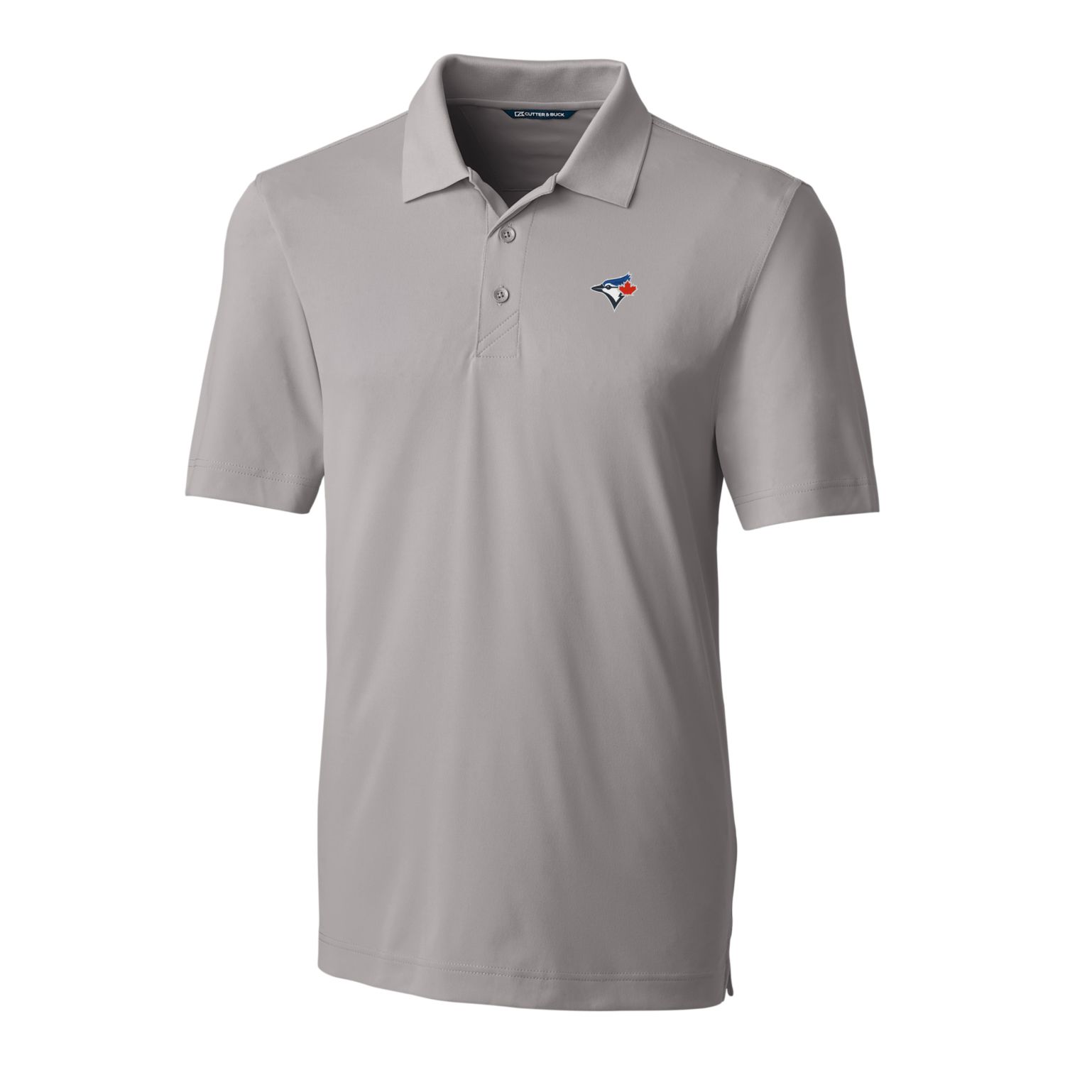 Men's Toronto Blue Jays Cutter & Buck Gray Big & Tall Forge Stretch Polo