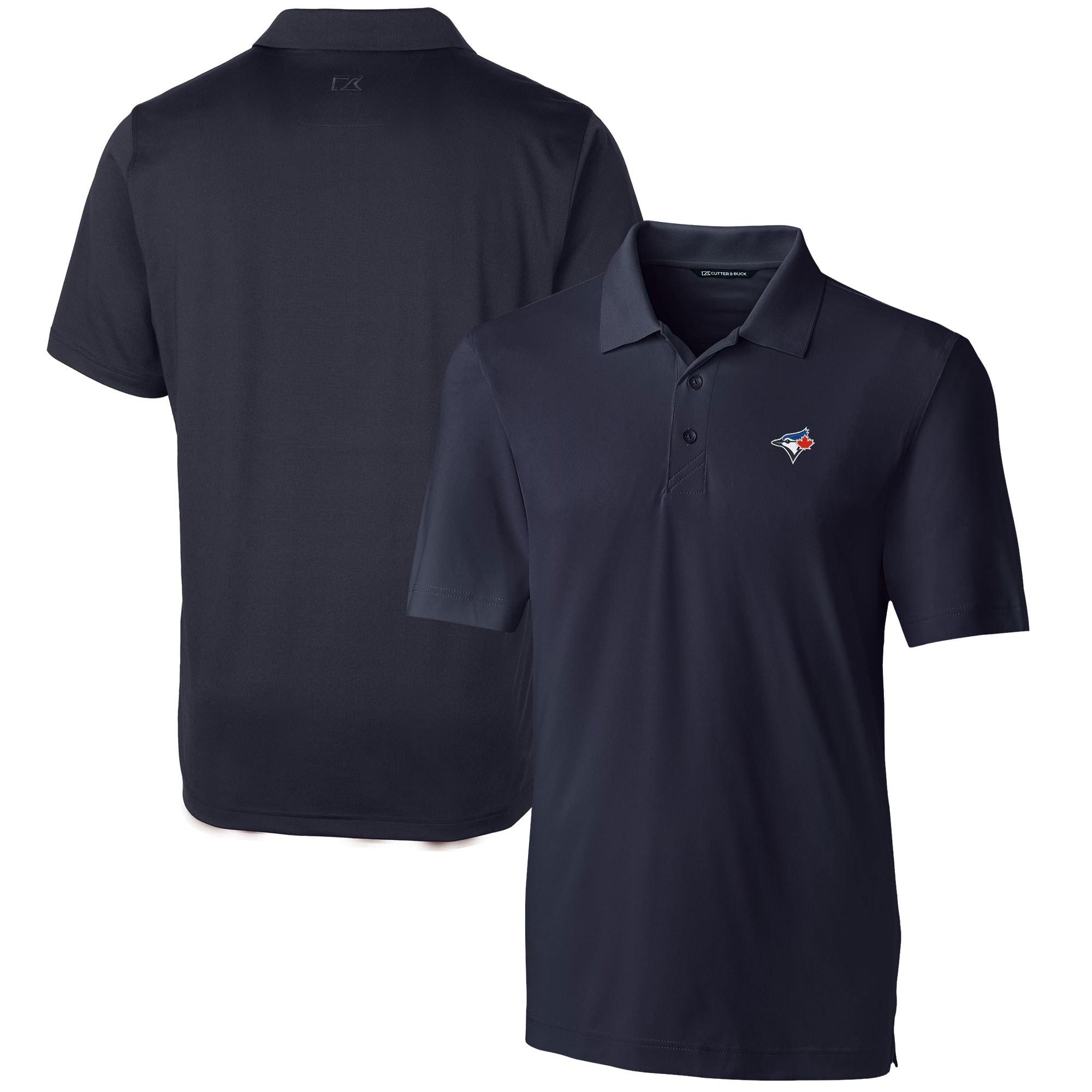 Men's Toronto Blue Jays  Cutter & Buck Navy Forge Stretch Polo