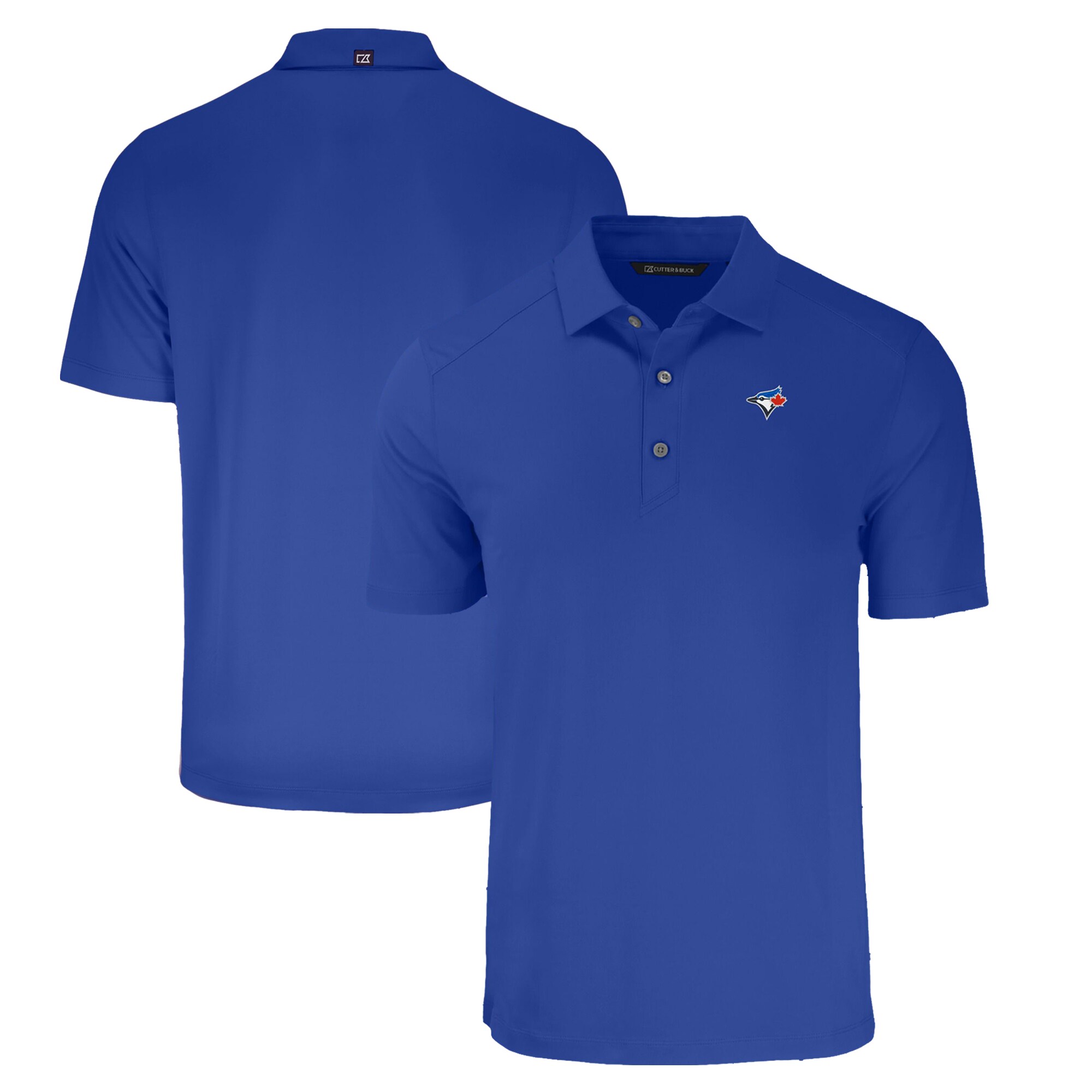Men's Toronto Blue Jays  Cutter & Buck Royal Big & Tall Forge Eco Stretch Recycled Polo