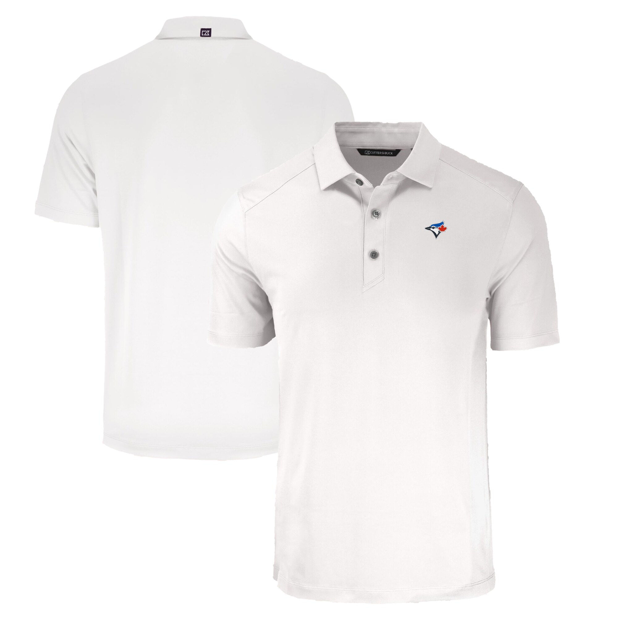Men's Toronto Blue Jays  Cutter & Buck White Big & Tall Forge Eco Stretch Recycled Polo