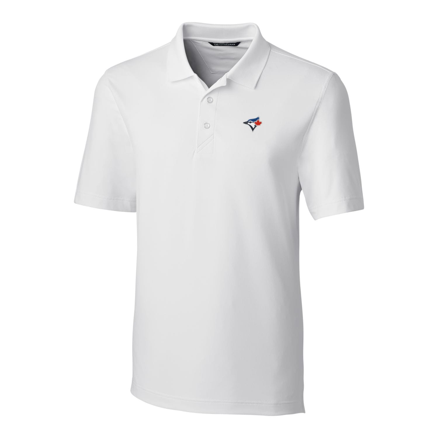 Men's Toronto Blue Jays Cutter & Buck White Big & Tall Forge Stretch Polo