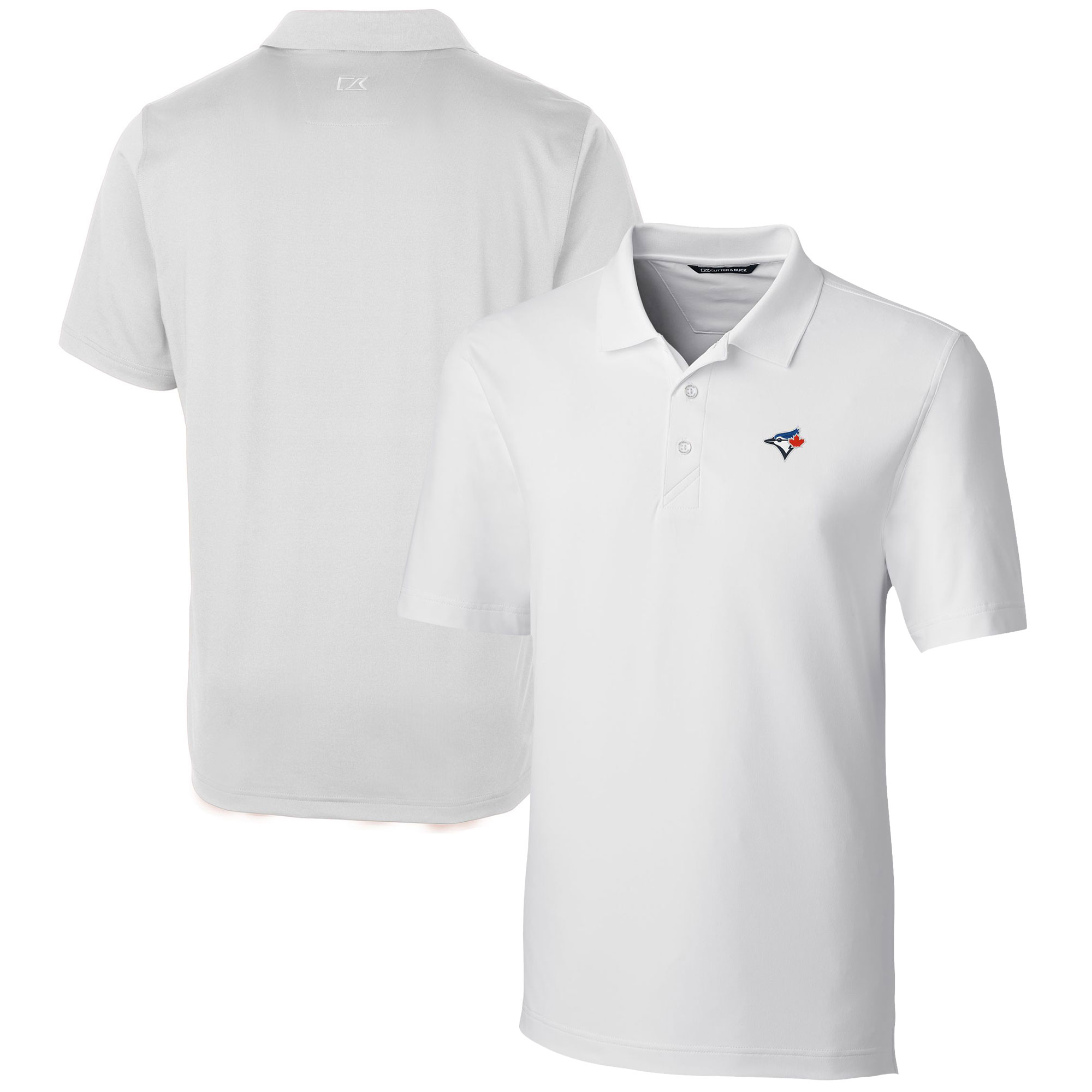 Men's Toronto Blue Jays  Cutter & Buck White Forge Stretch Polo