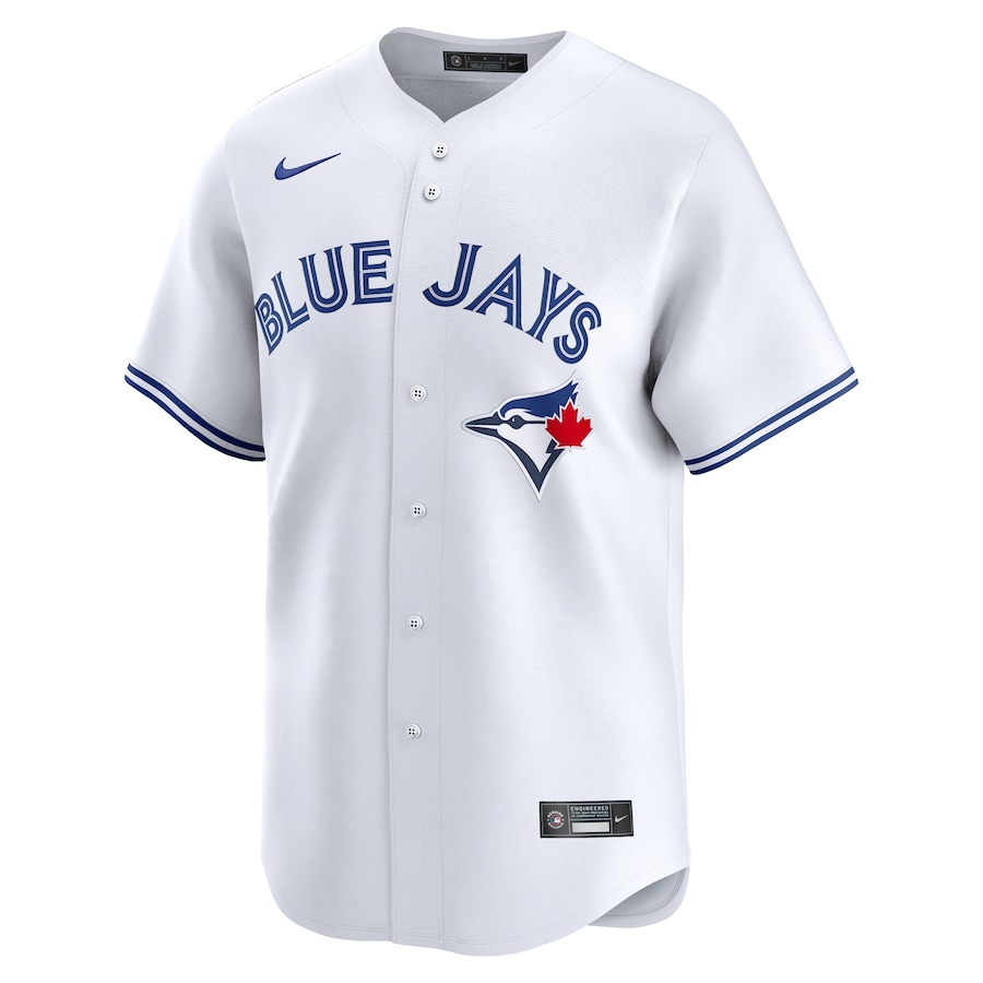 Men's Toronto Blue Jays Daulton Varsho Nike White Home Limited Player Jersey - Image 2