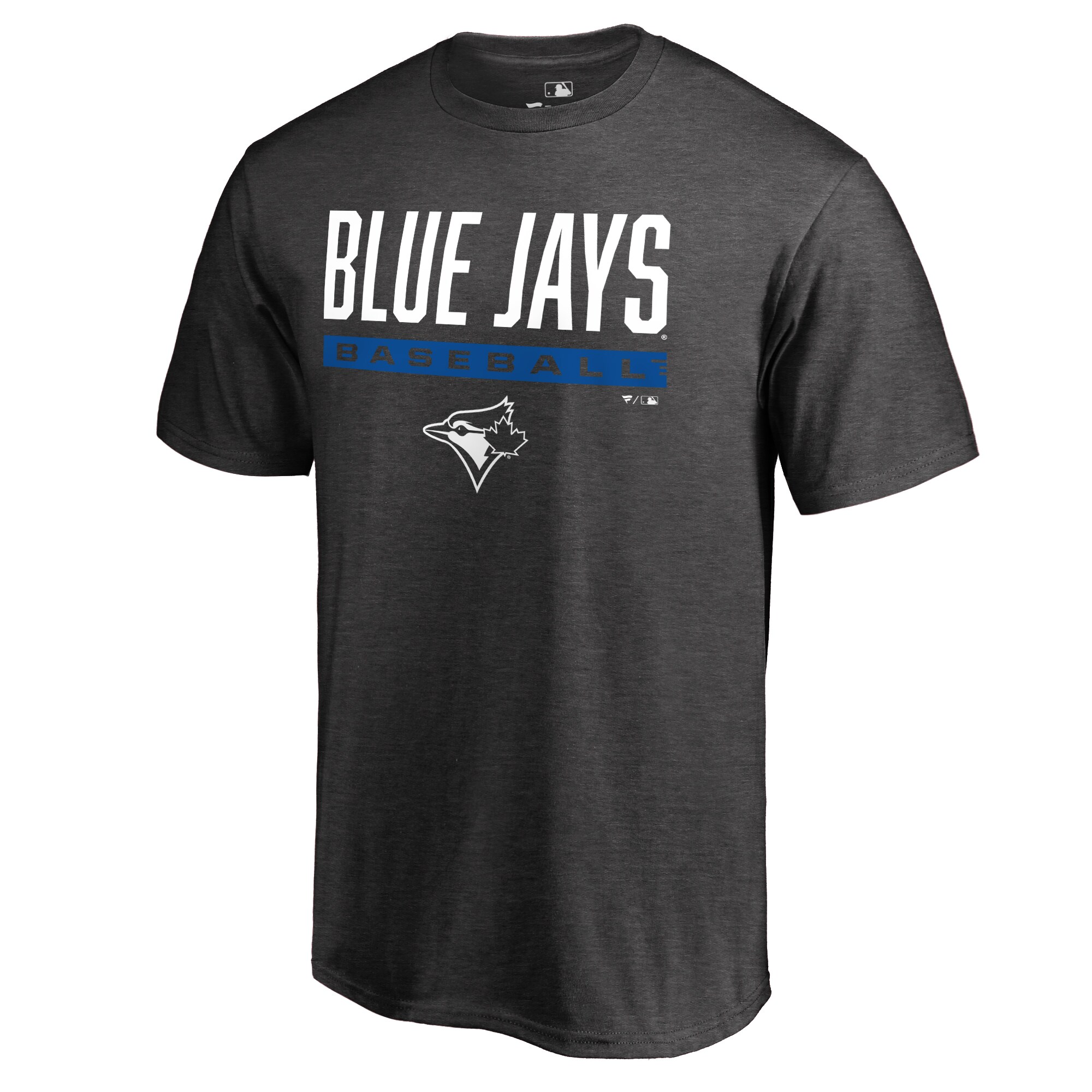Men's Toronto Blue Jays  Branded Ash Win Stripe T-Shirt