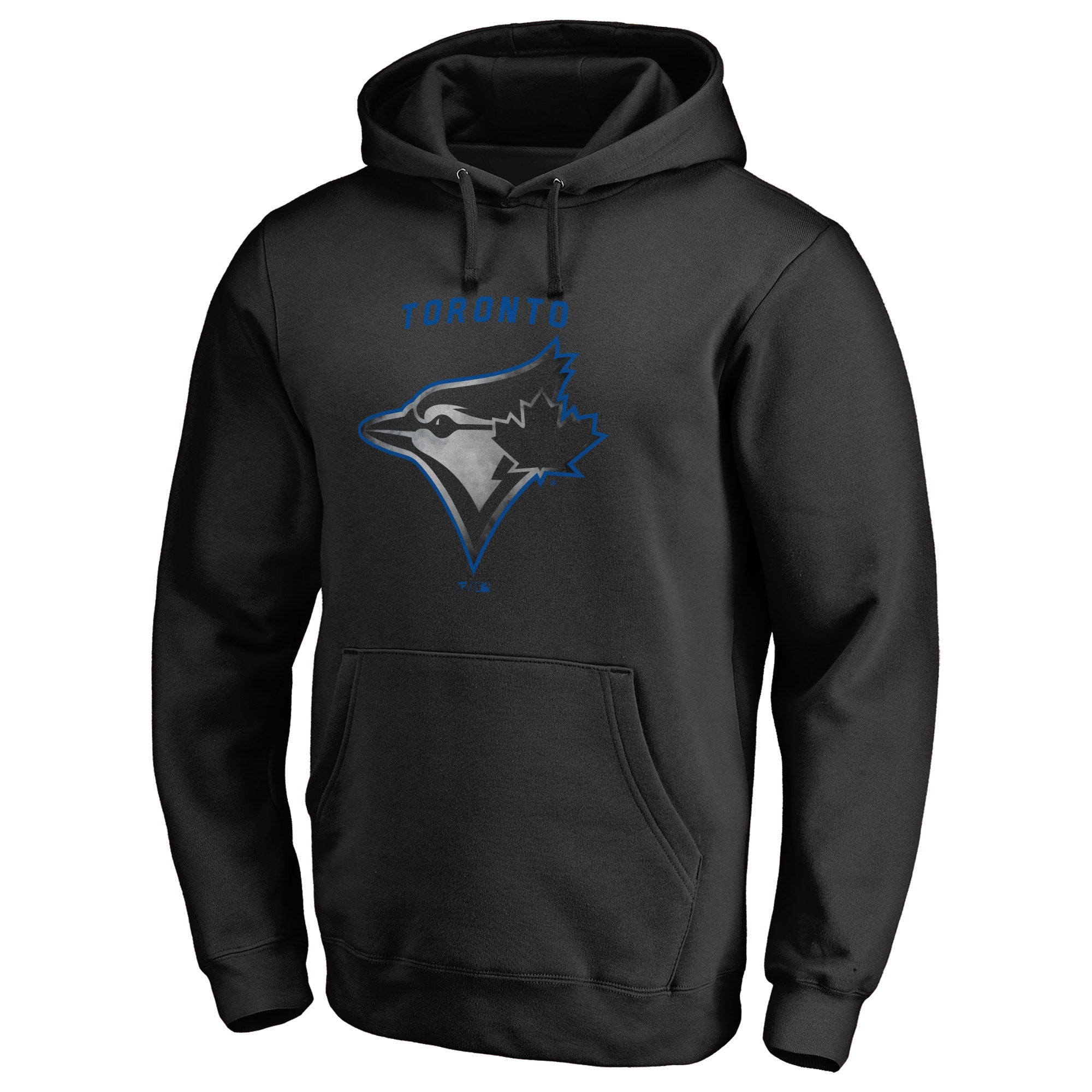 Men's Toronto Blue Jays  Branded Black Arch Smoke Pullover Hoodie