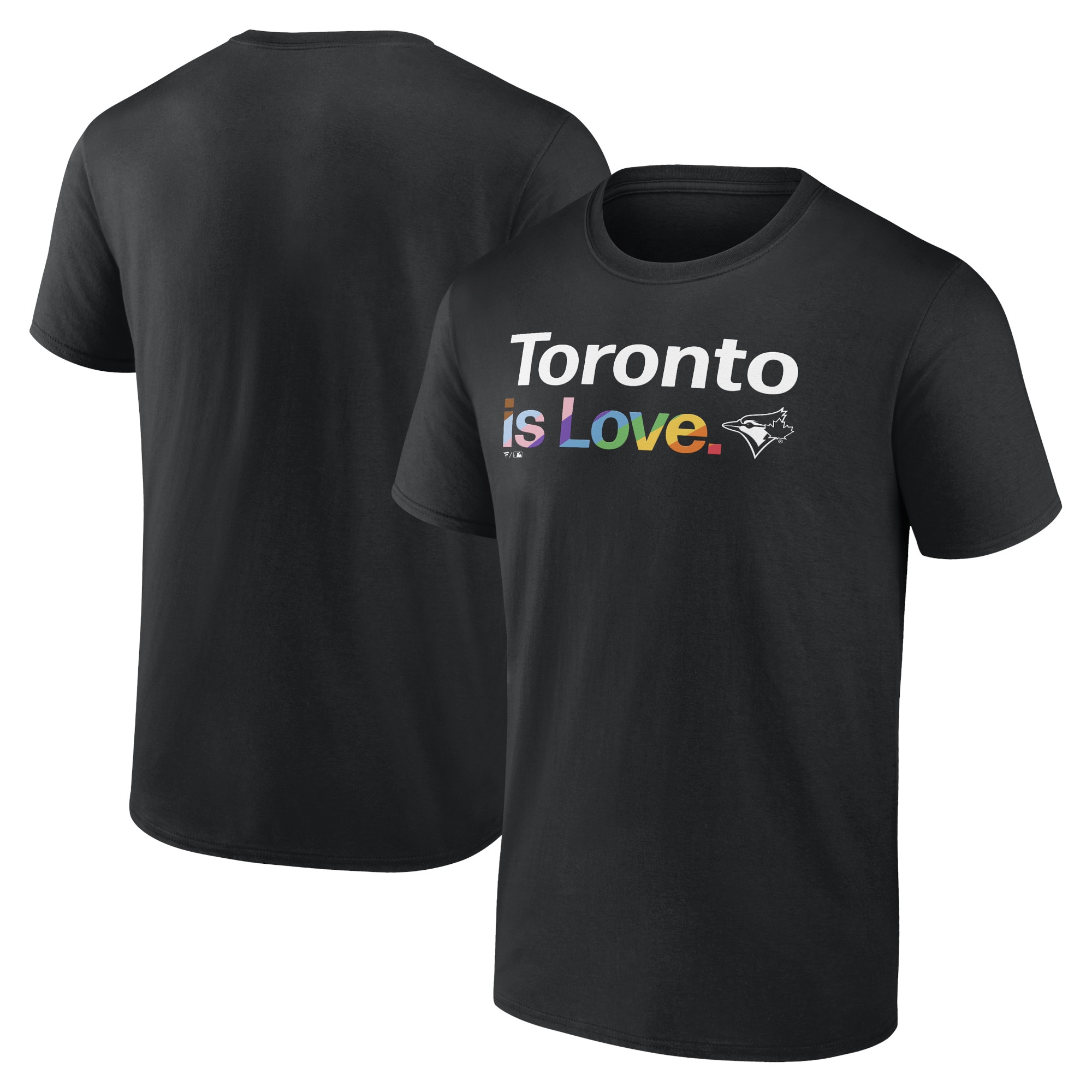 Men's Toronto Blue Jays  Branded Black City Pride T-Shirt