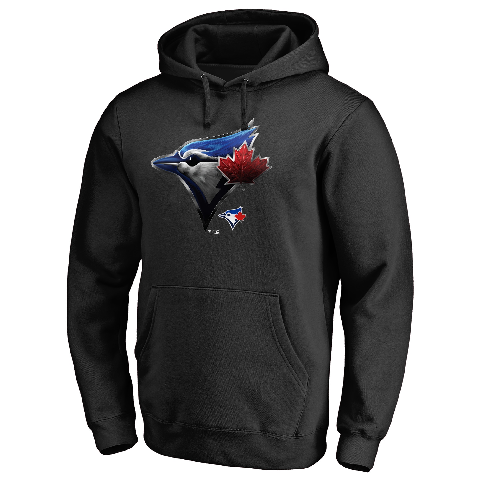 Men's Toronto Blue Jays  Branded Black Midnight Mascot Pullover Hoodie