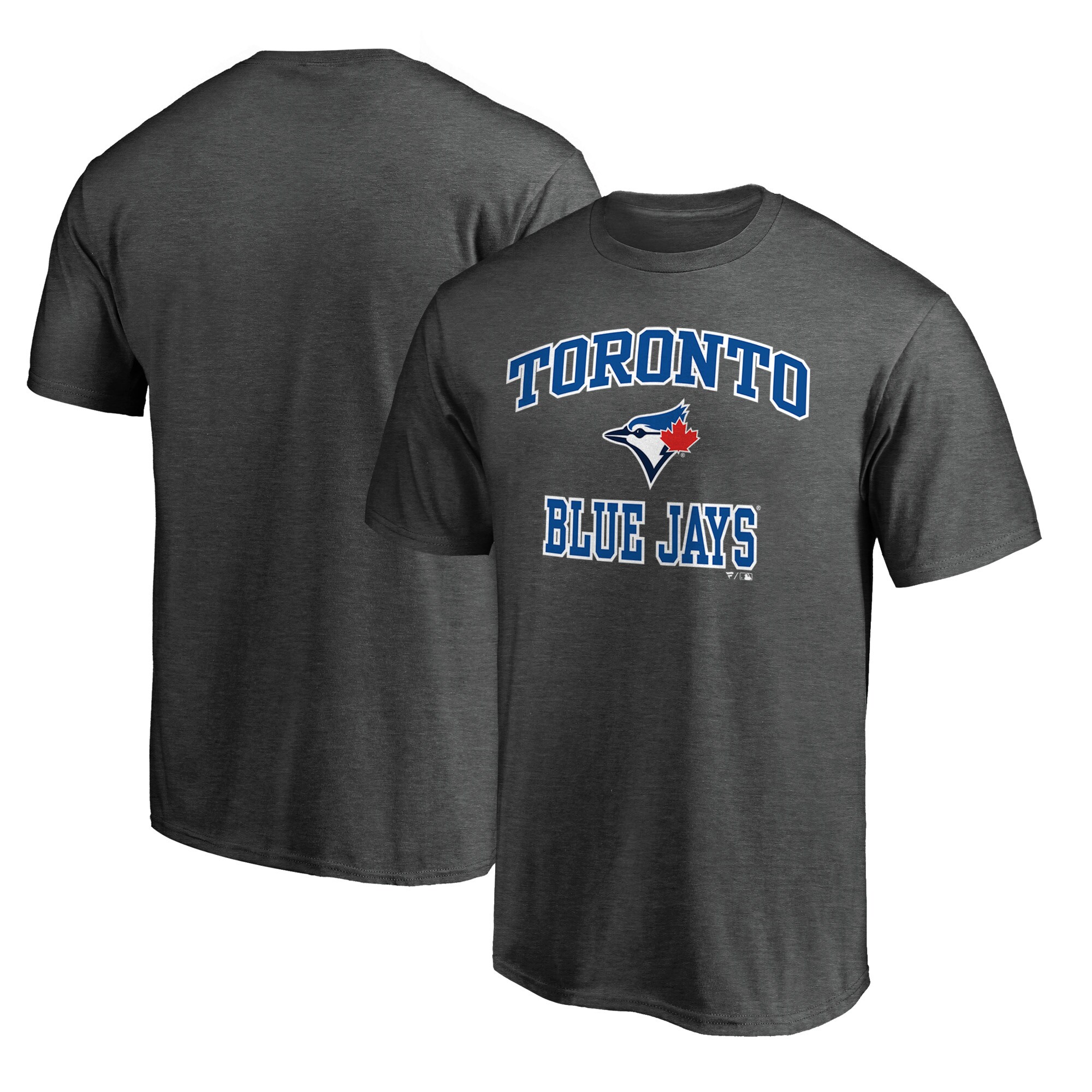 Men's Toronto Blue Jays  Branded Charcoal Heart and Soul T-Shirt