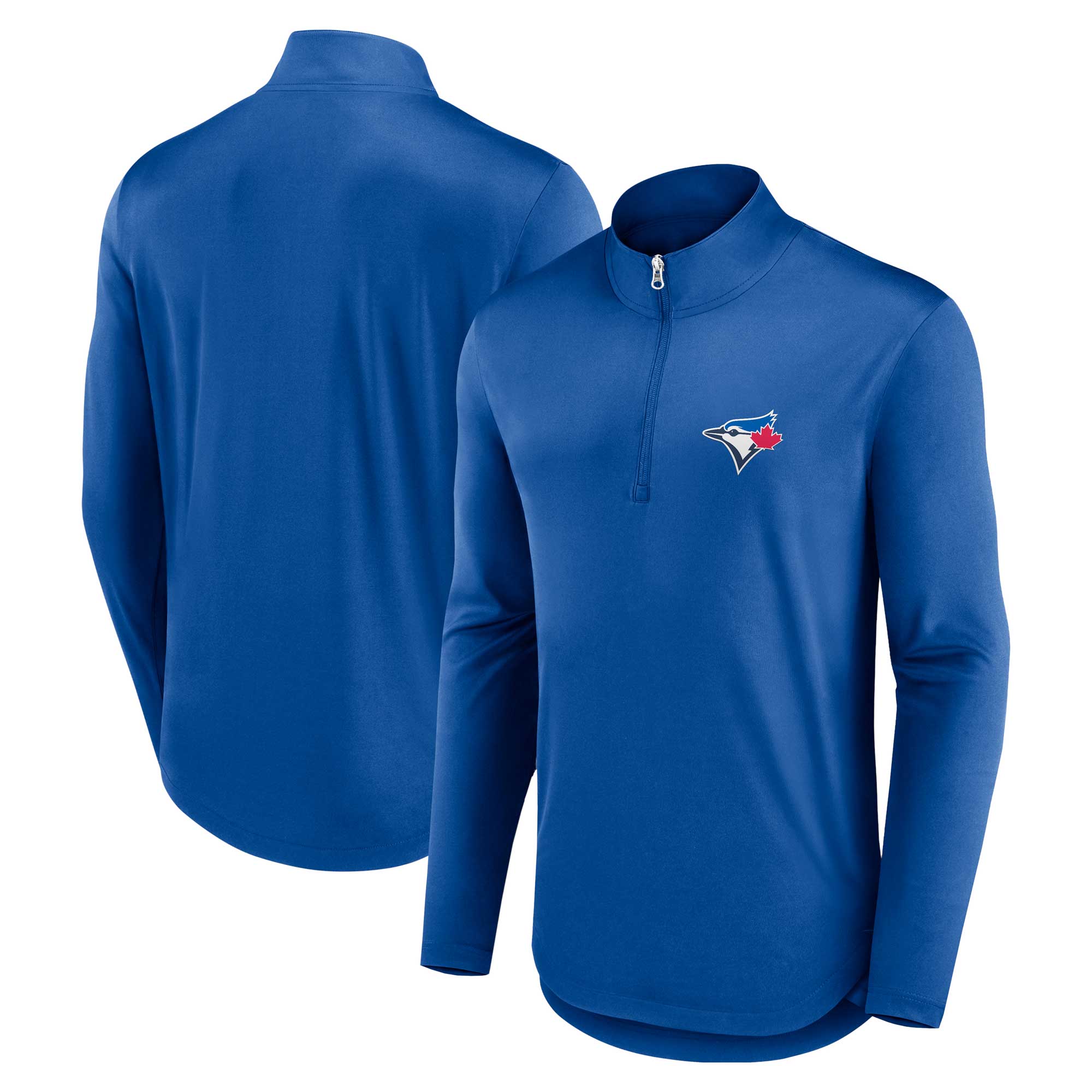 Men's Toronto Blue Jays  Branded  Branded Royal Quarterback Quarter-Zip Top