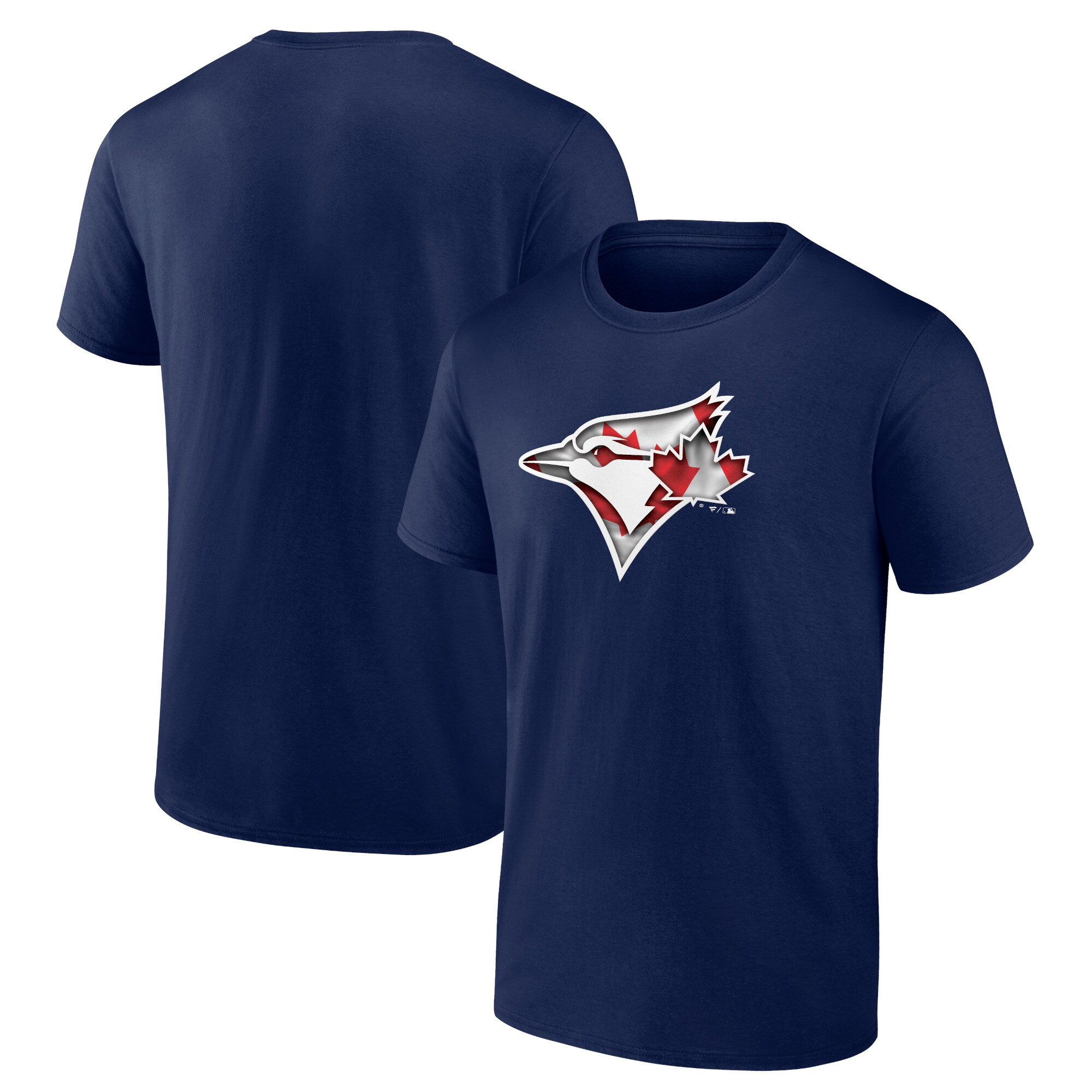 Men's Toronto Blue Jays  Branded Navy Banner Wave Logo T-Shirt
