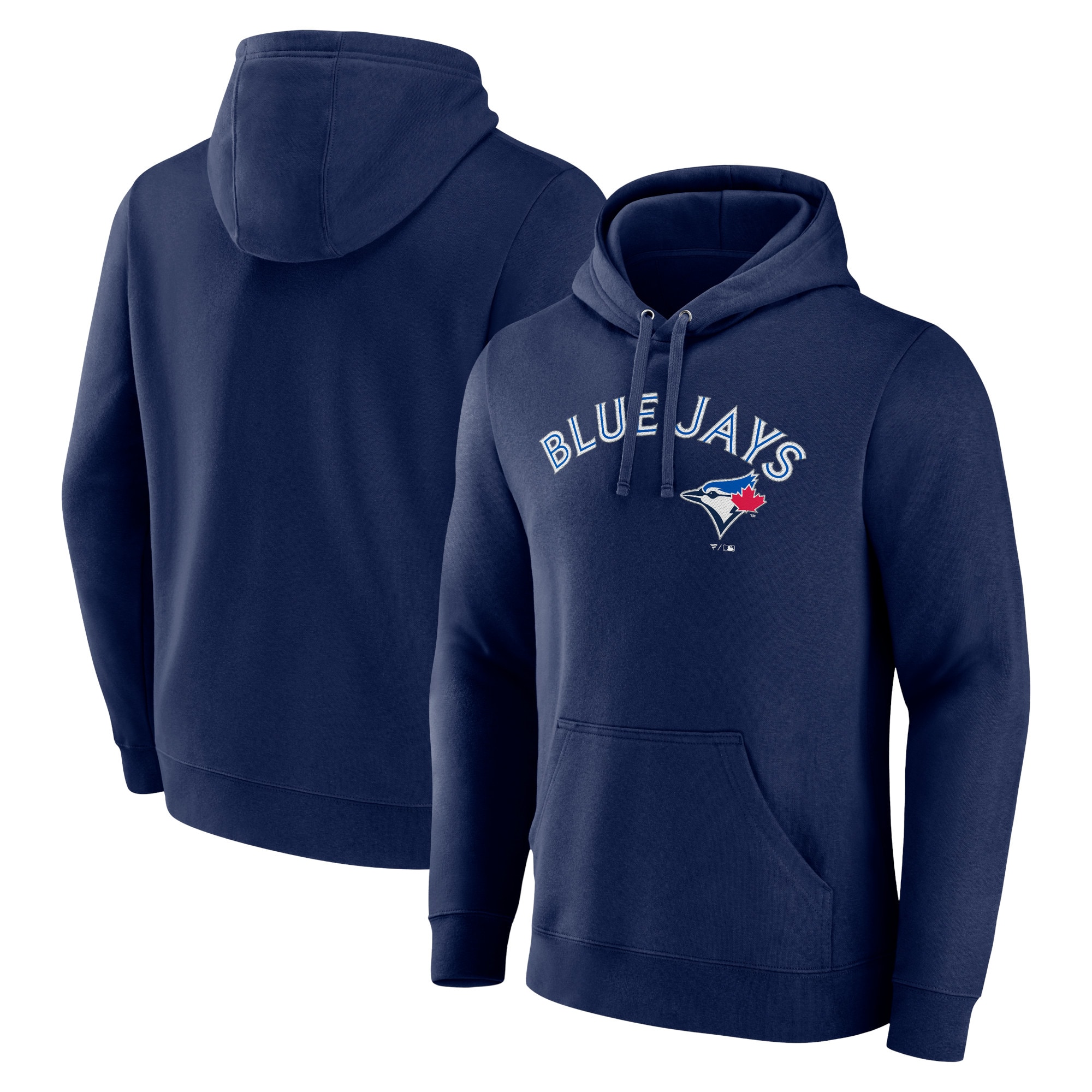 Men's Toronto Blue Jays  Branded Navy Official Wordmark Pullover Hoodie