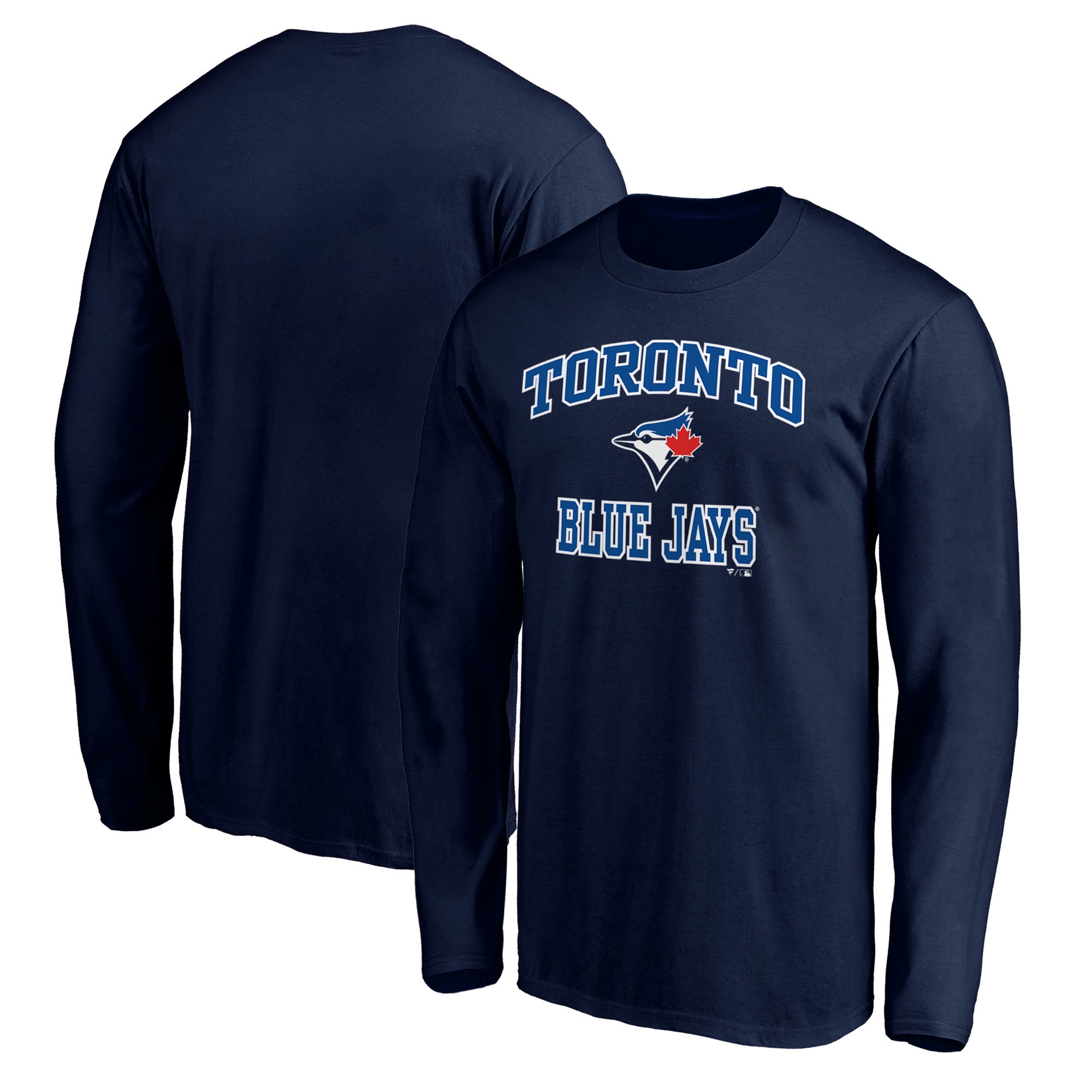 Men's Toronto Blue Jays  Branded Navy Team Heart & Soul Long Sleeve T-Shirt