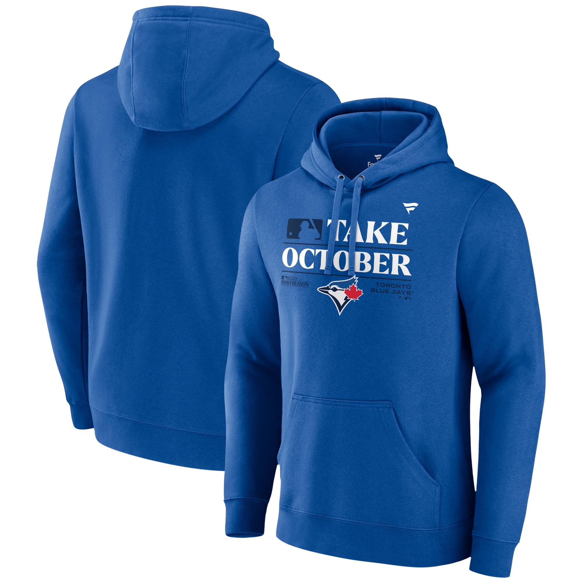 Men's Toronto Blue Jays   Branded Royal 2023 Postseason Locker Room Pullover Hoodie