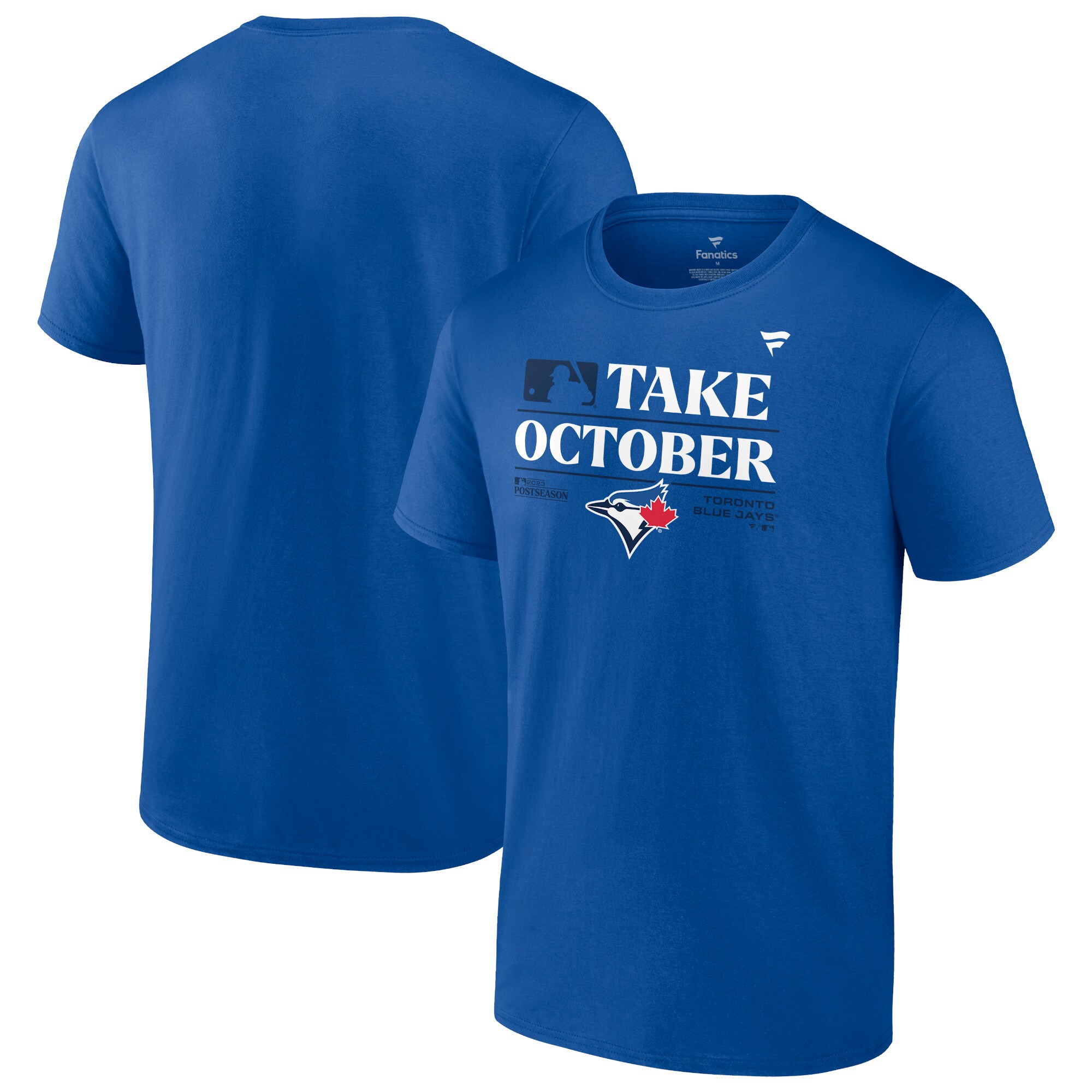 Men's Toronto Blue Jays   Branded Royal 2023 Postseason Locker Room T-Shirt