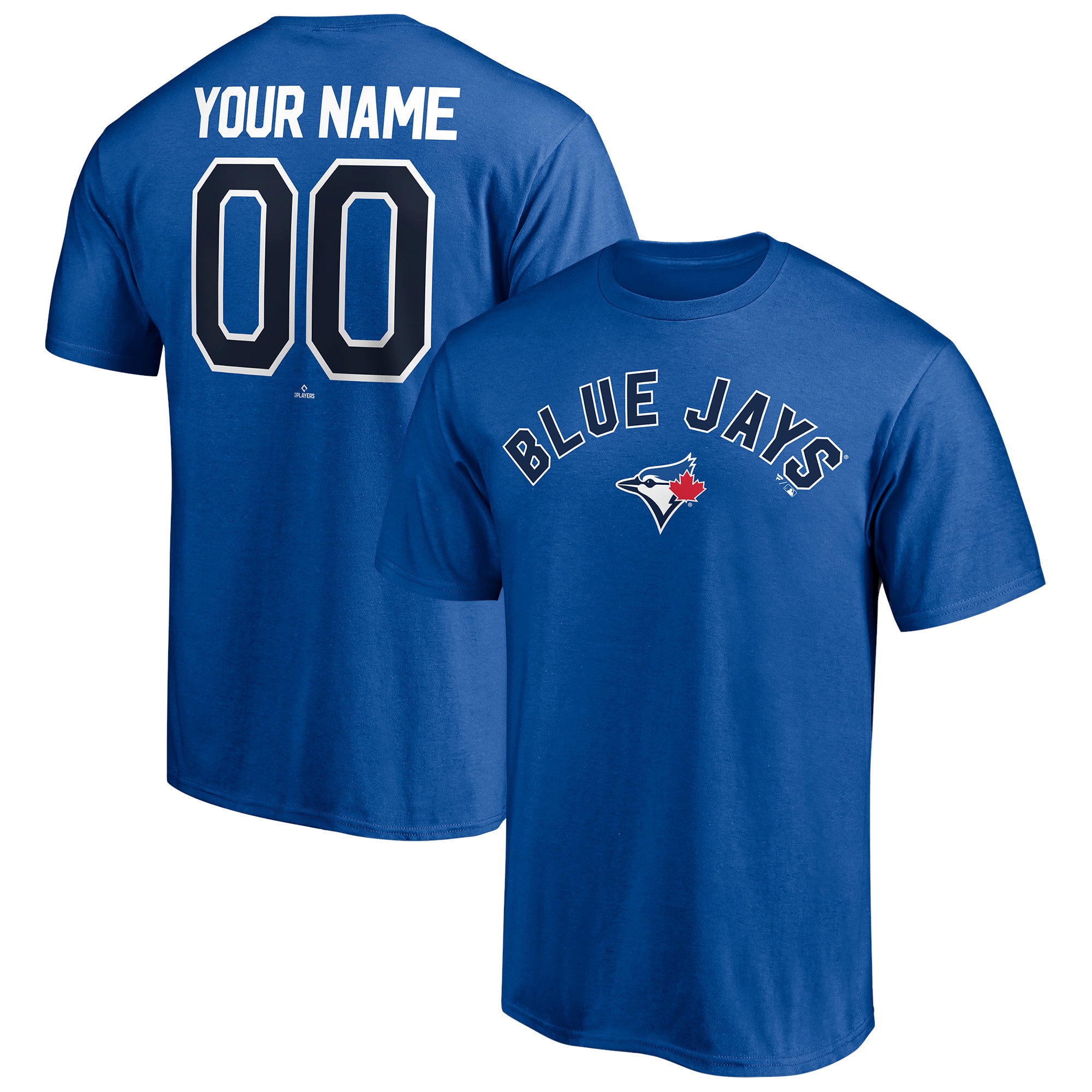 Men's Toronto Blue Jays  Branded Royal Personalized Team Winning Streak Name & Number T-Shirt