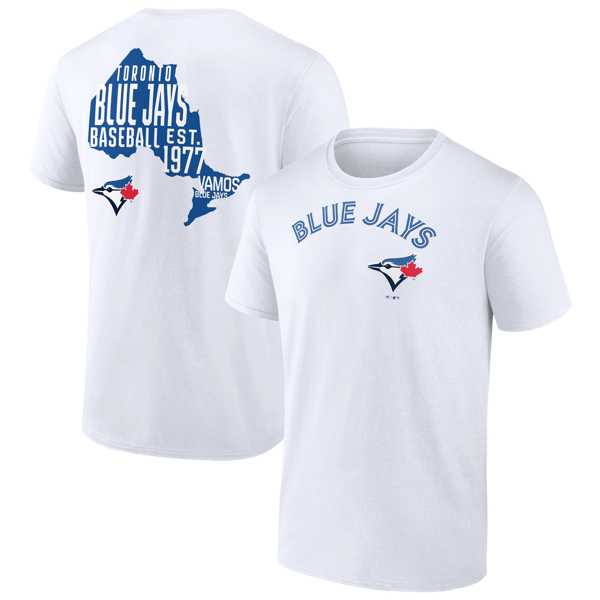 Men's Toronto Blue Jays  Branded White Hot Shot T-Shirt
